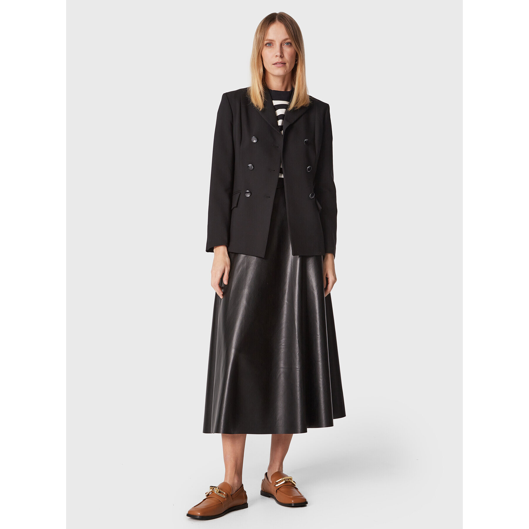Sisley Сако 2OLVLW00L Черен Slim Fit - Pepit.bg