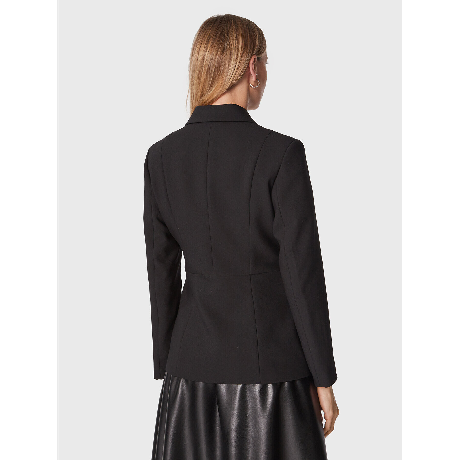 Sisley Сако 2OLVLW00L Черен Slim Fit - Pepit.bg