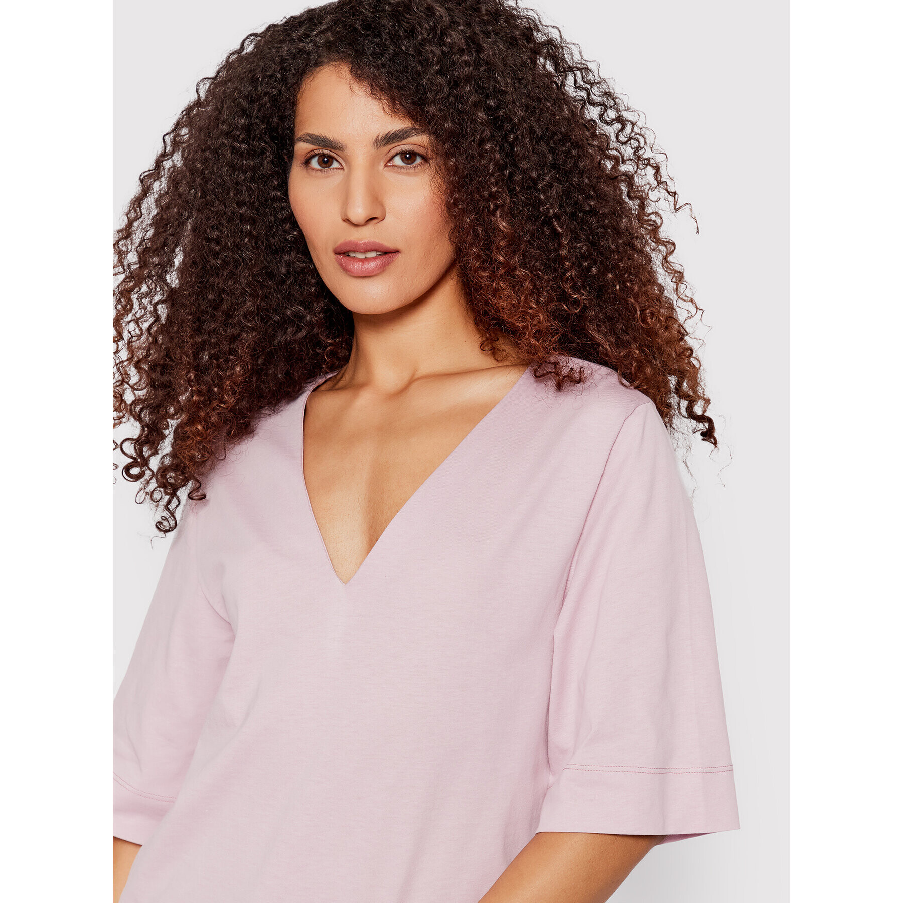 Sisley Блуза 3I1XL4161 Виолетов Relaxed Fit - Pepit.bg