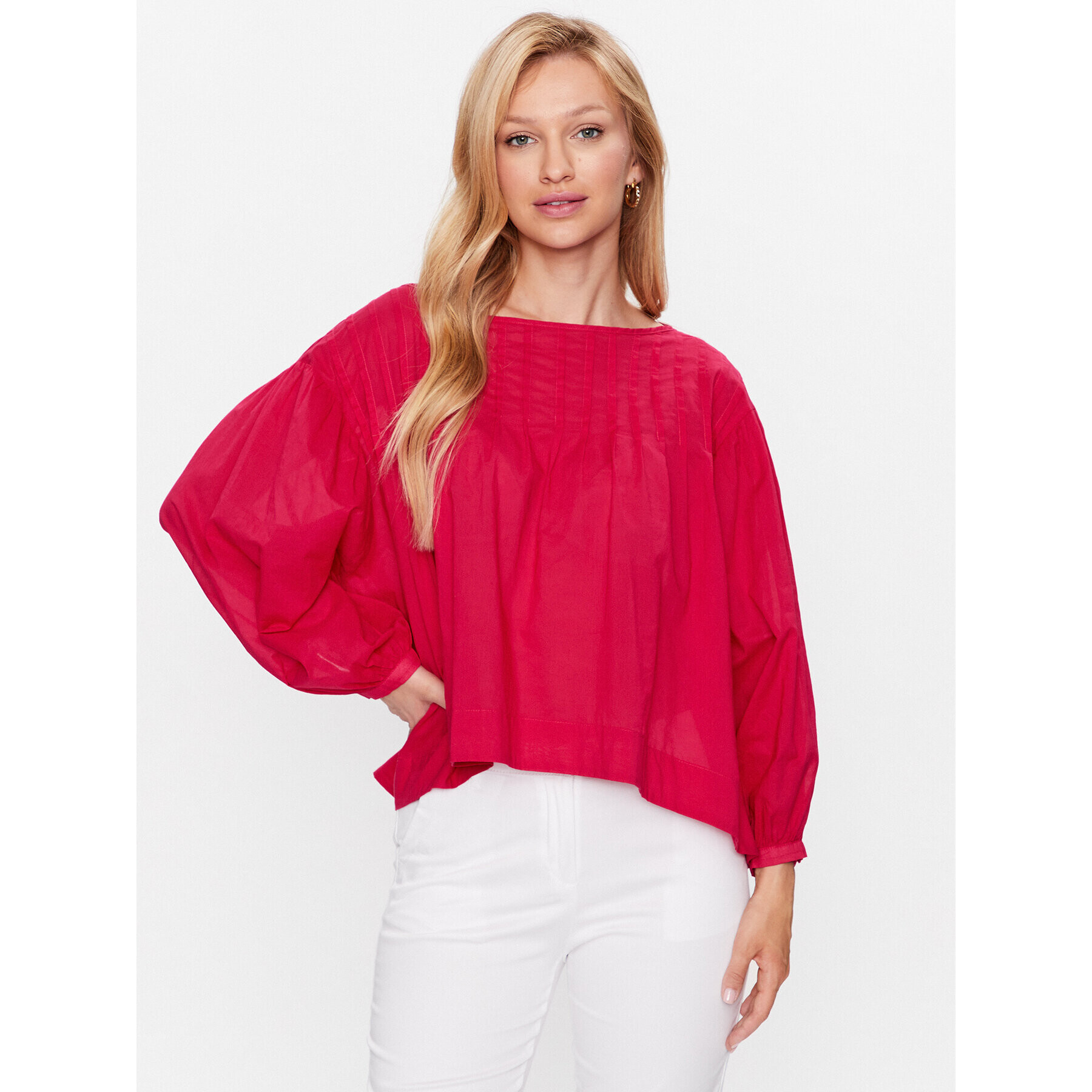 Sisley Блуза 5HO1LQ040 Розов Regular Fit - Pepit.bg