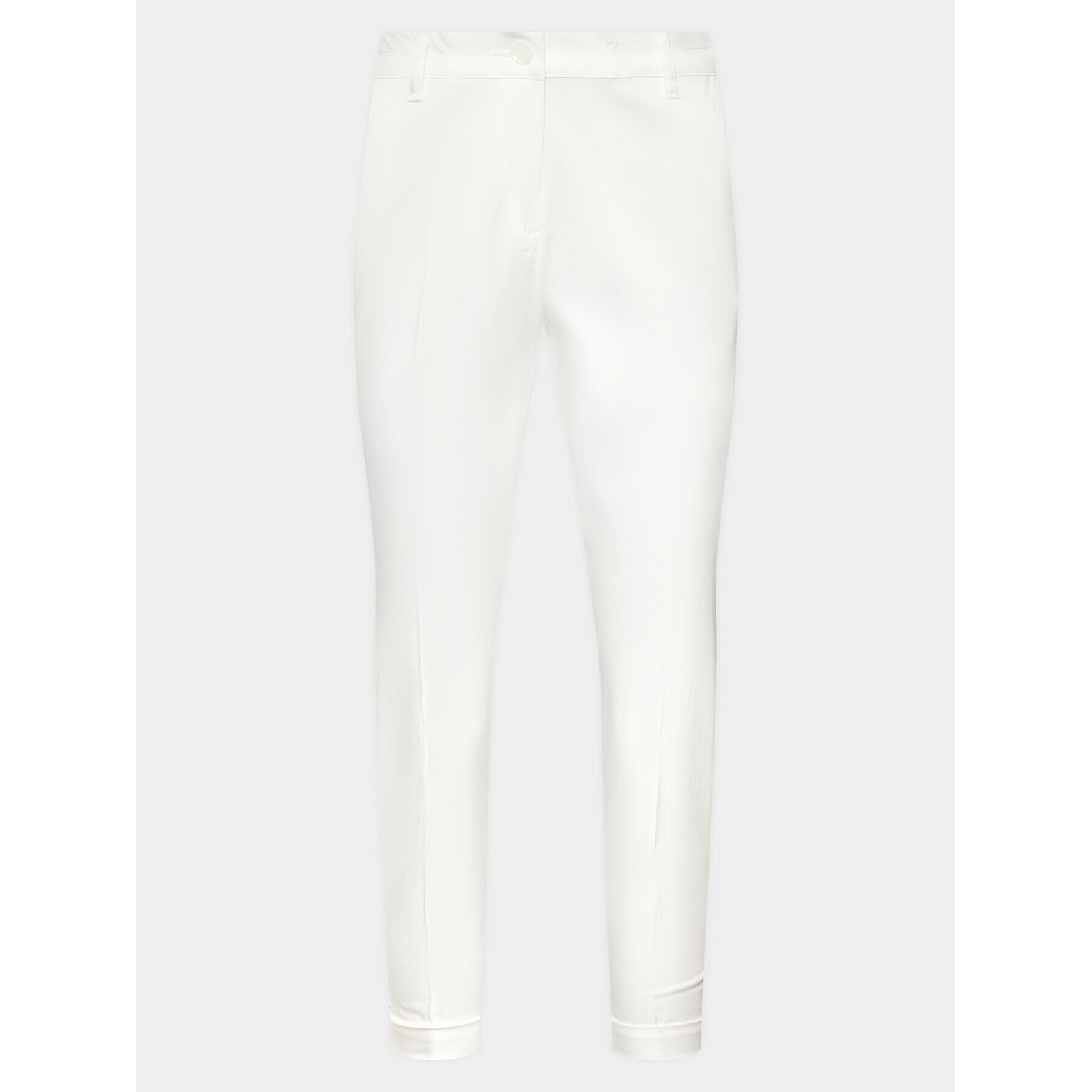 Sisley Чино панталони 4ED4LF00R Бял Slim Fit - Pepit.bg