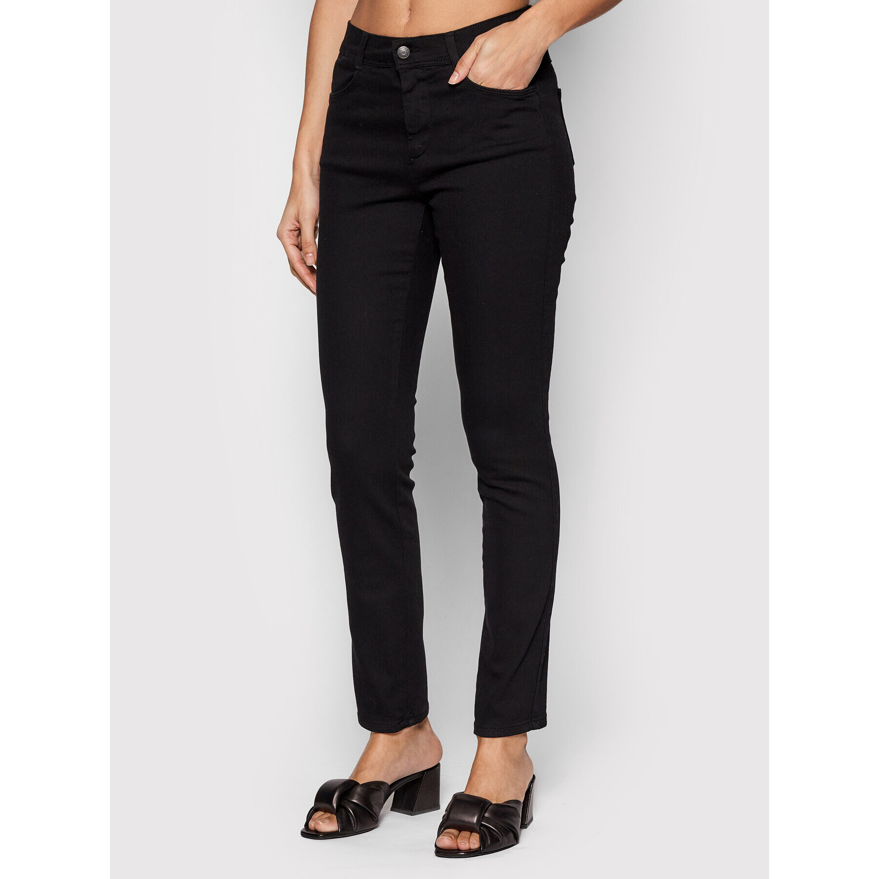 Sisley Дънки 4ATL57607 Черен Super Skinny Fit - Pepit.bg