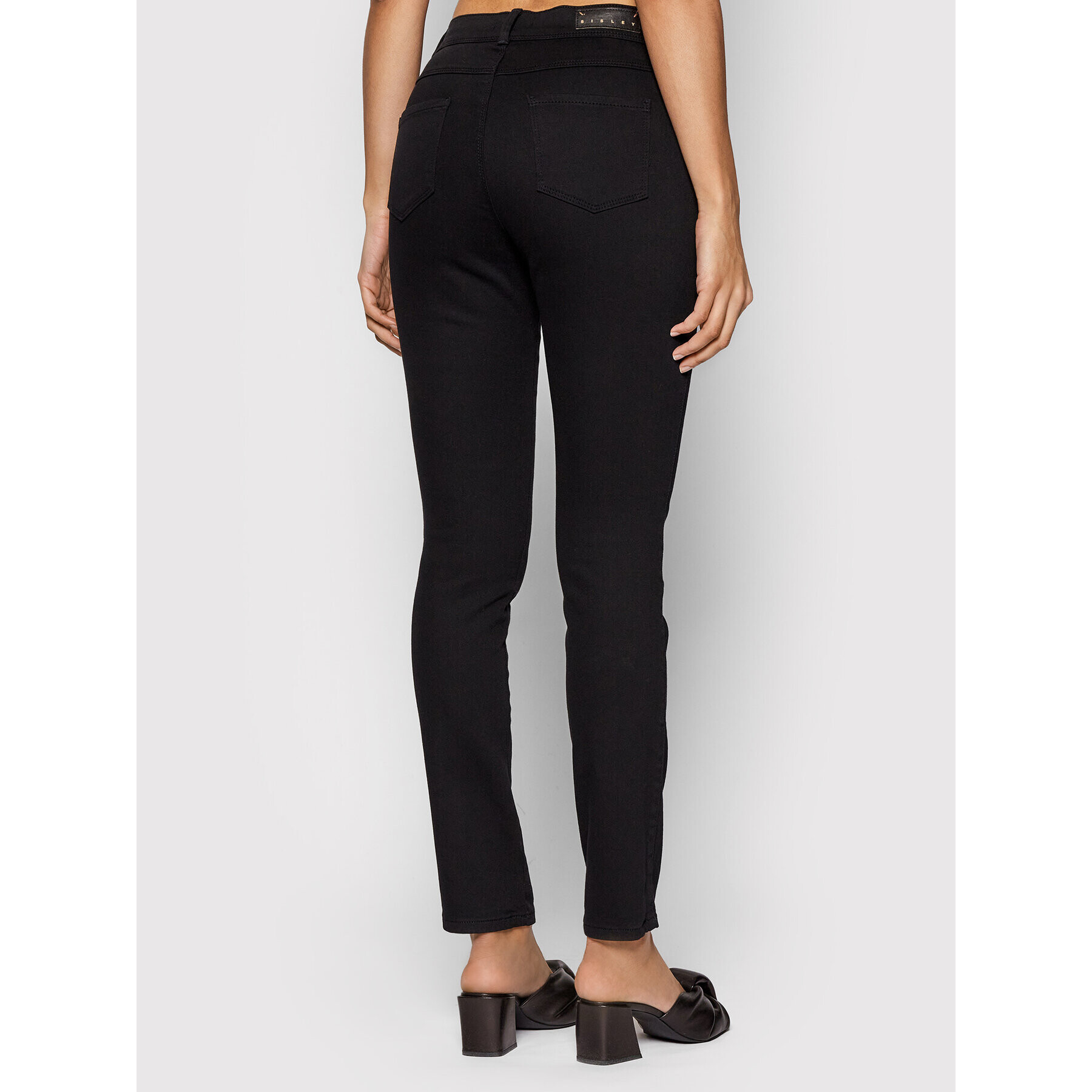 Sisley Дънки 4ATL57607 Черен Super Skinny Fit - Pepit.bg