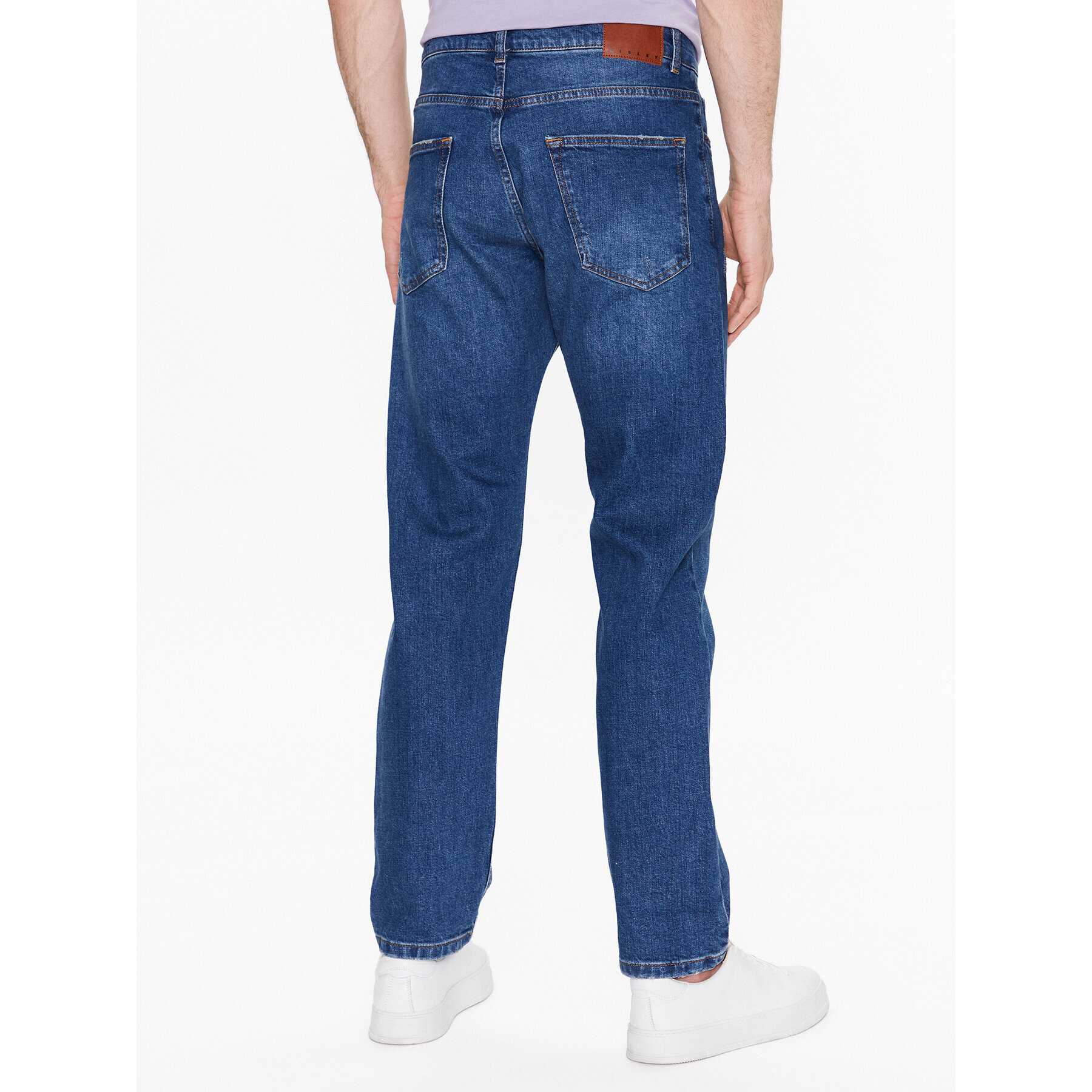 Sisley Дънки 4I4ISE010 Тъмносин Regular Fit - Pepit.bg