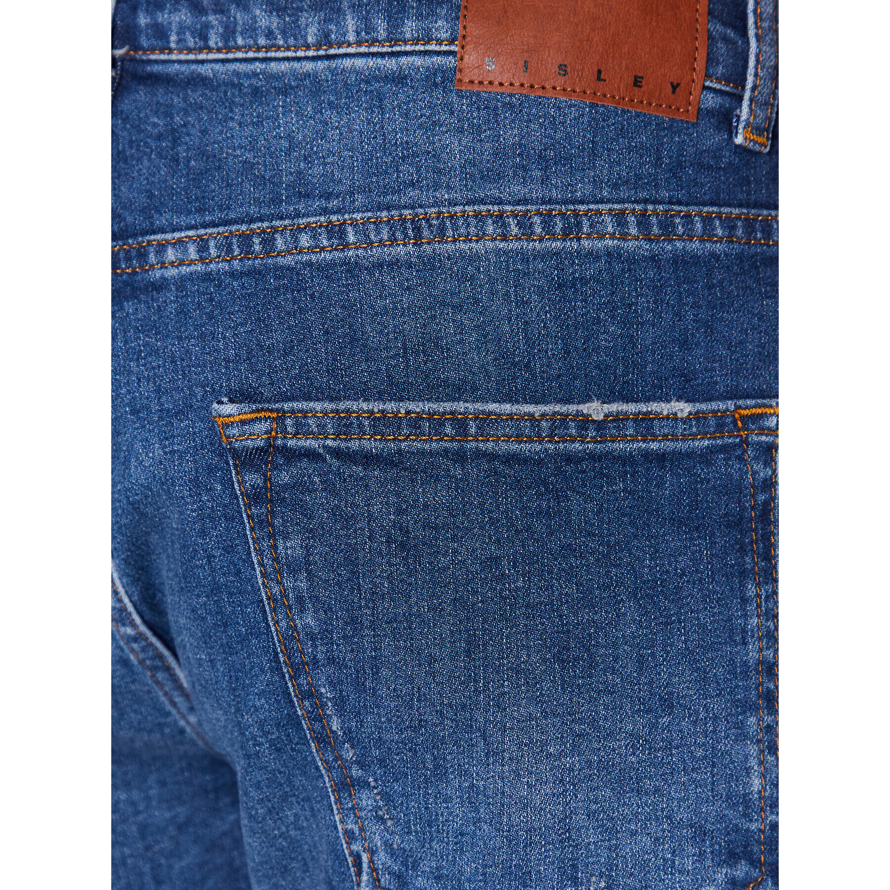 Sisley Дънки 4I4ISE010 Тъмносин Regular Fit - Pepit.bg
