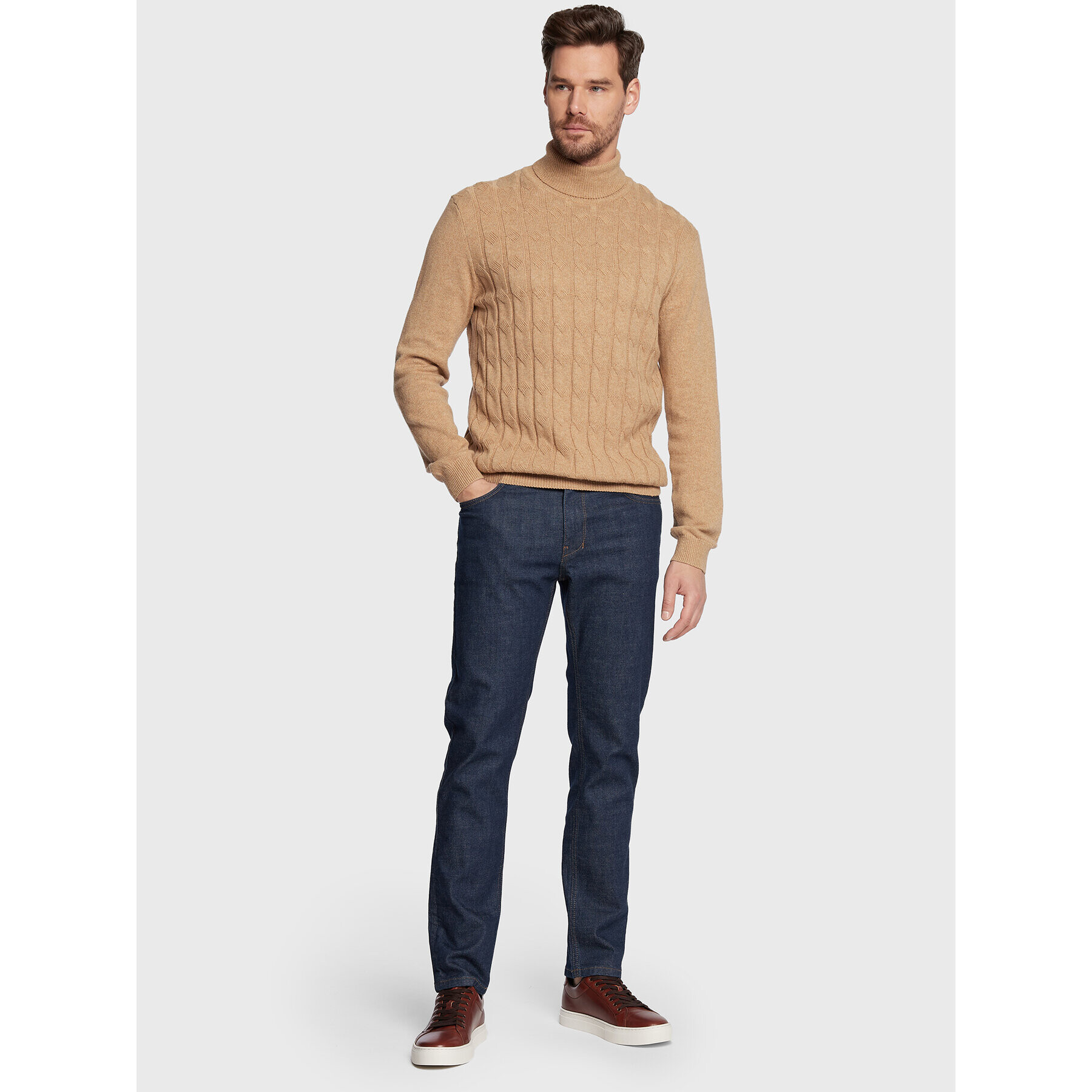 Sisley Дънки 4INPSE00H Тъмносин Slim Fit - Pepit.bg