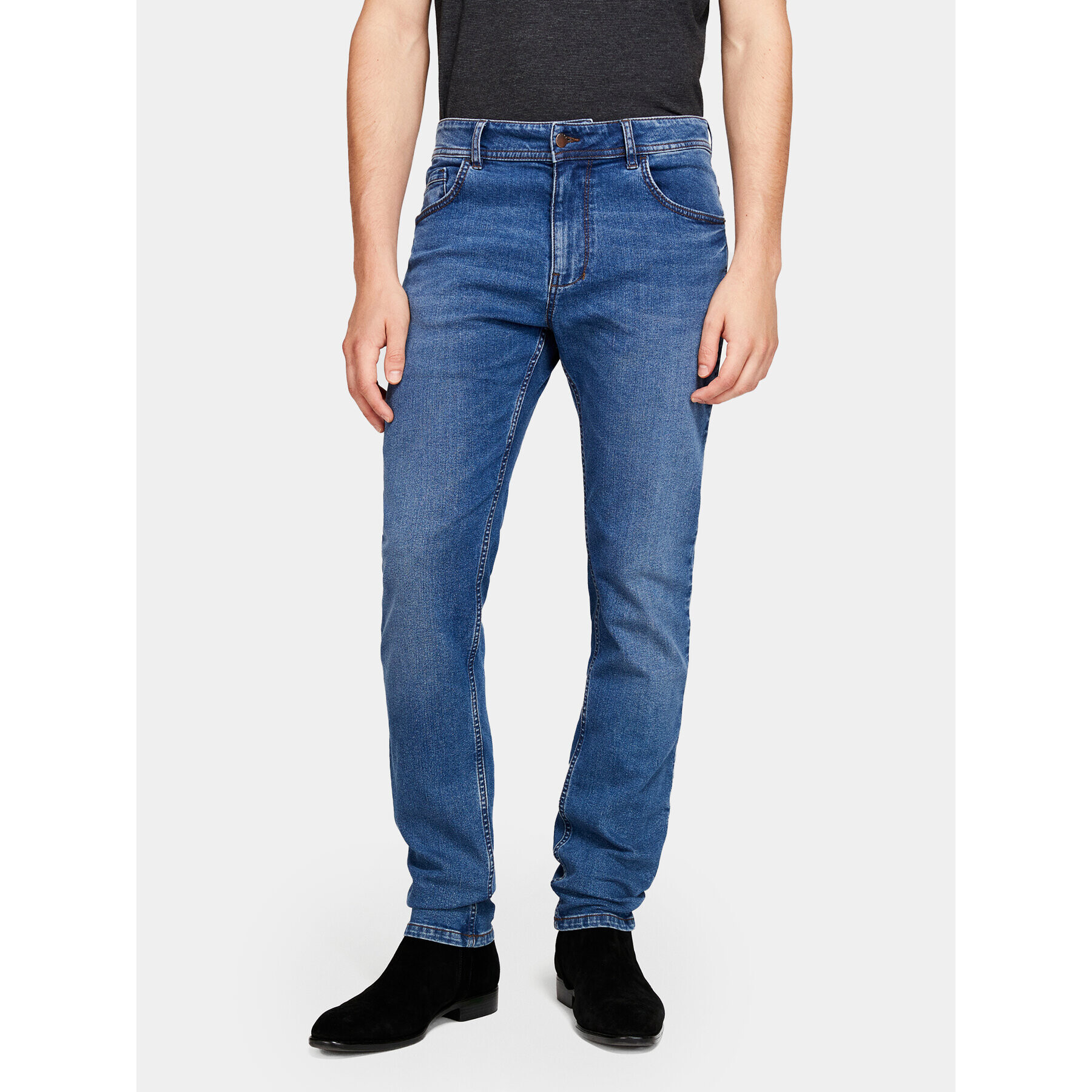 Sisley Дънки 4MQBSE00O Син Slim Fit - Pepit.bg
