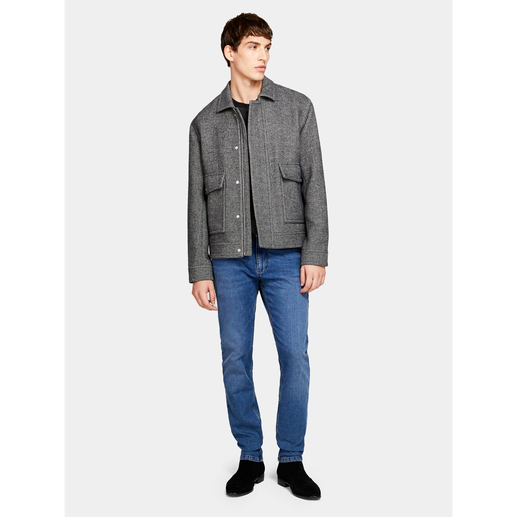 Sisley Дънки 4MQBSE00O Син Slim Fit - Pepit.bg