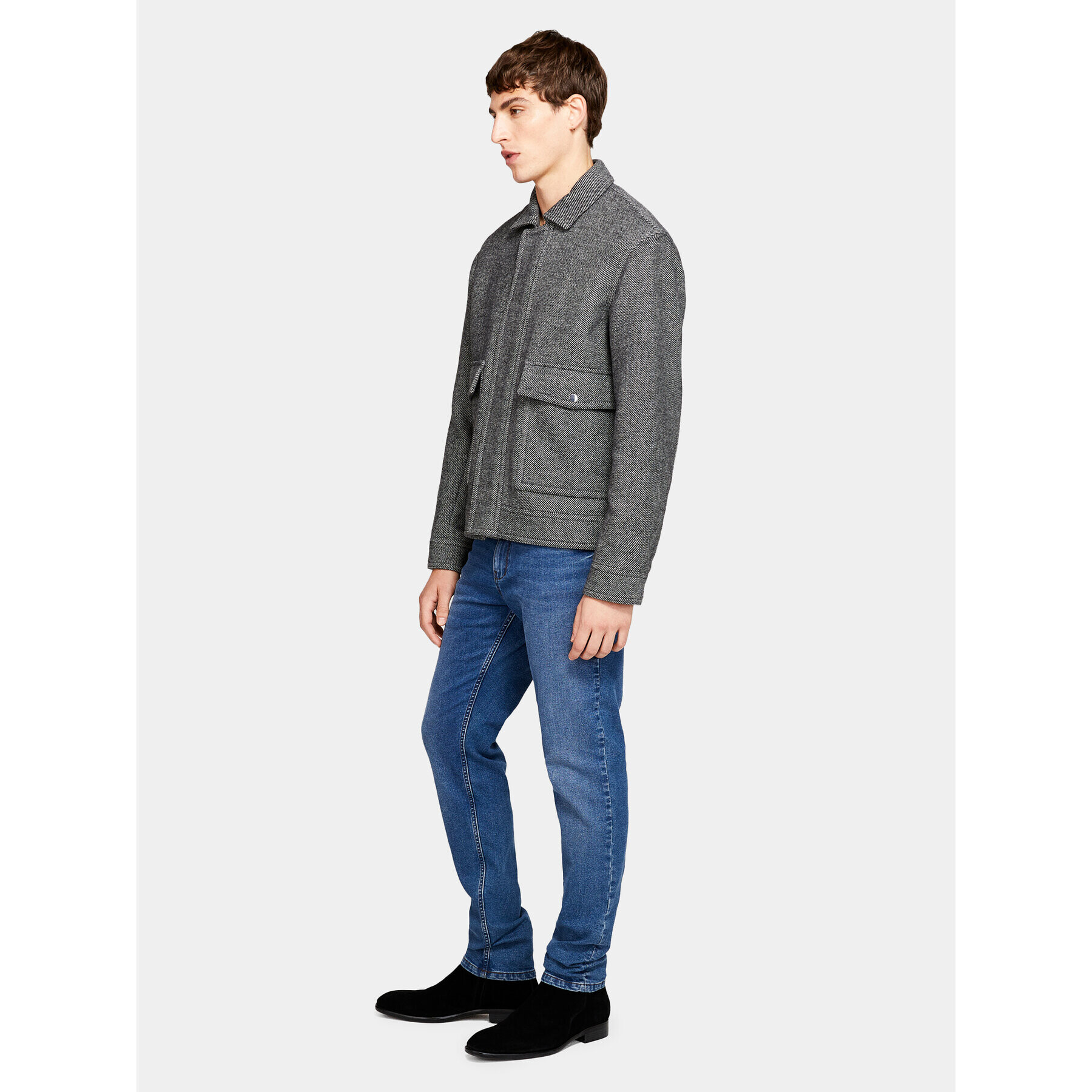 Sisley Дънки 4MQBSE00O Син Slim Fit - Pepit.bg