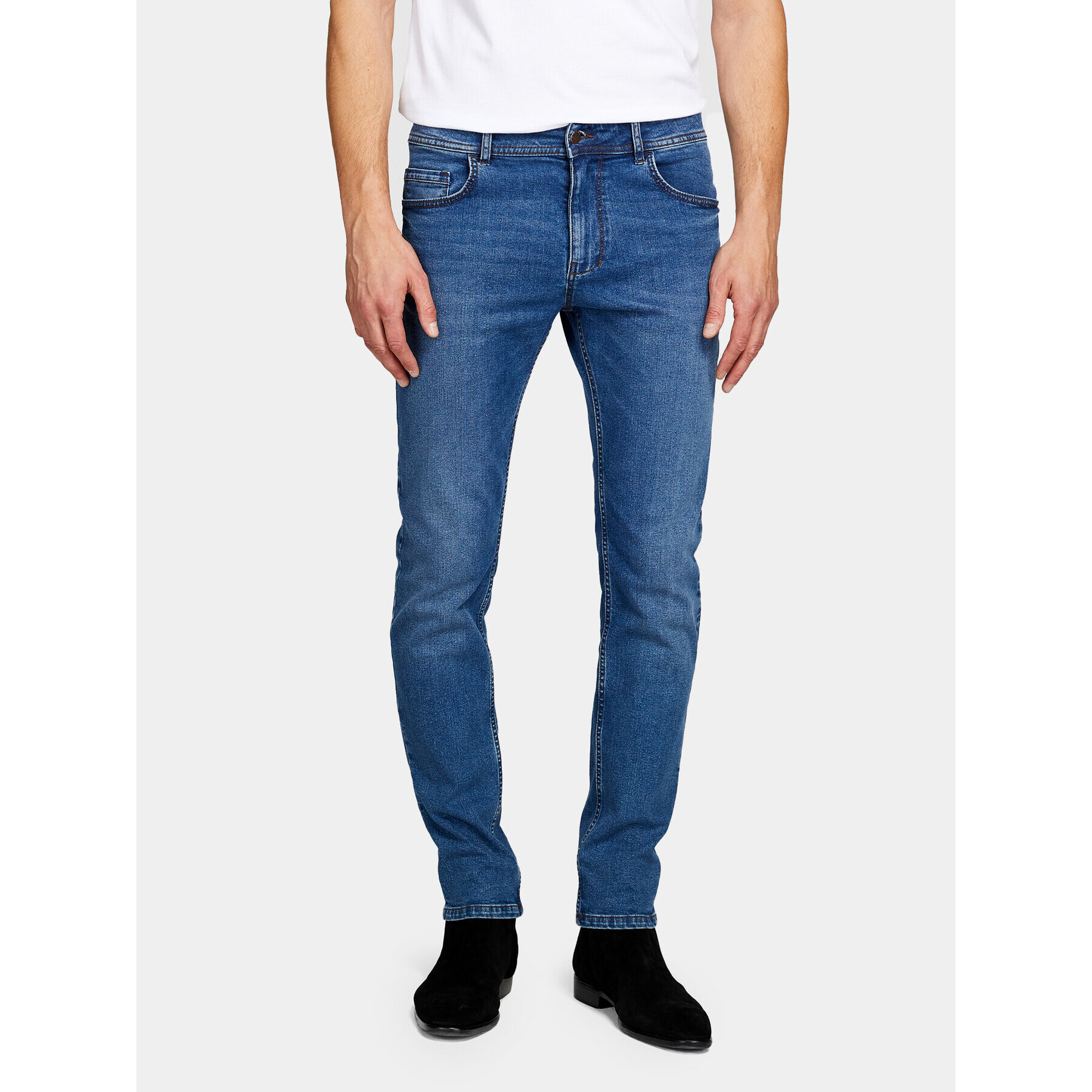 Sisley Дънки 4MQBSE00O Син Slim Fit - Pepit.bg
