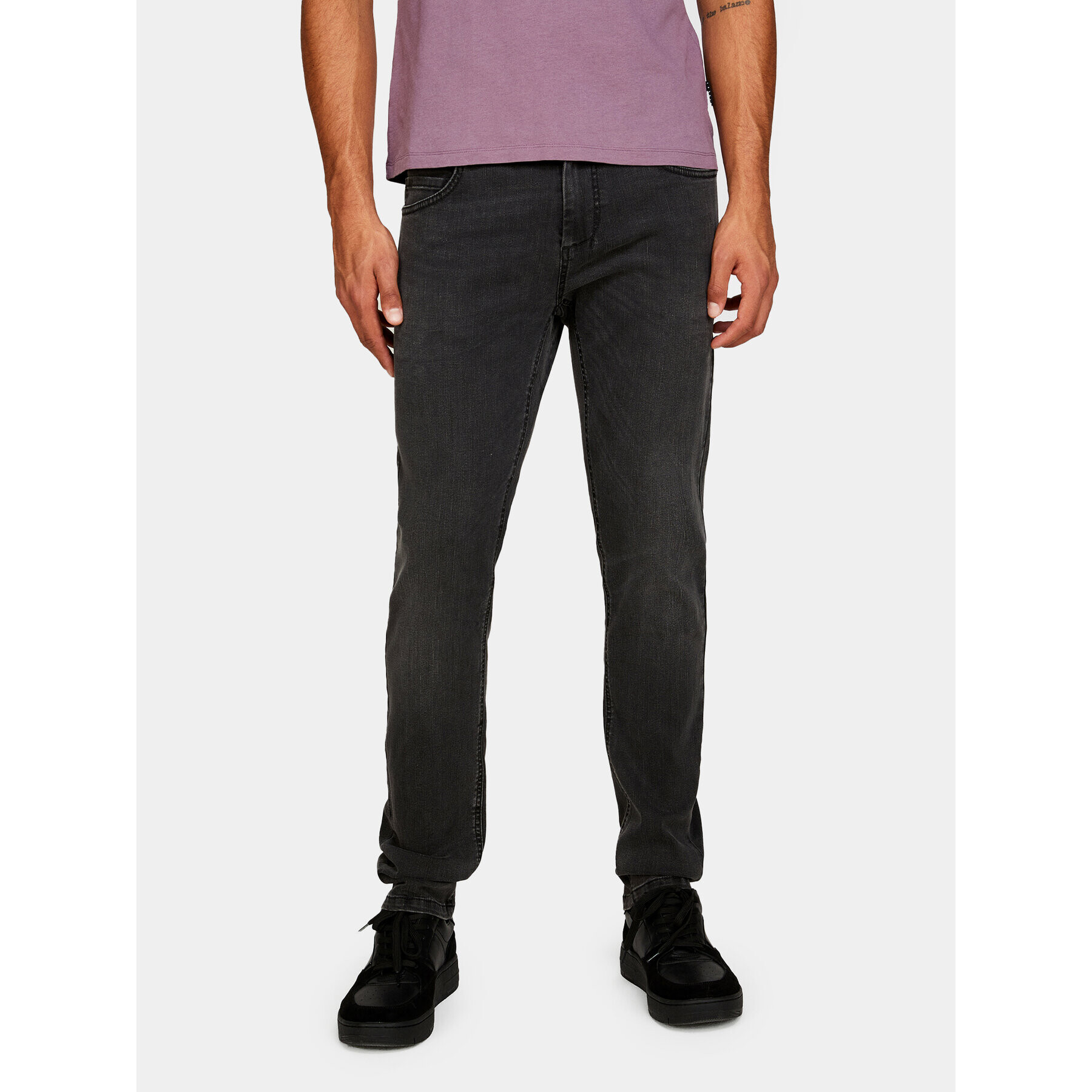 Sisley Дънки 4Y7V576L9 Сив Skinny Fit - Pepit.bg