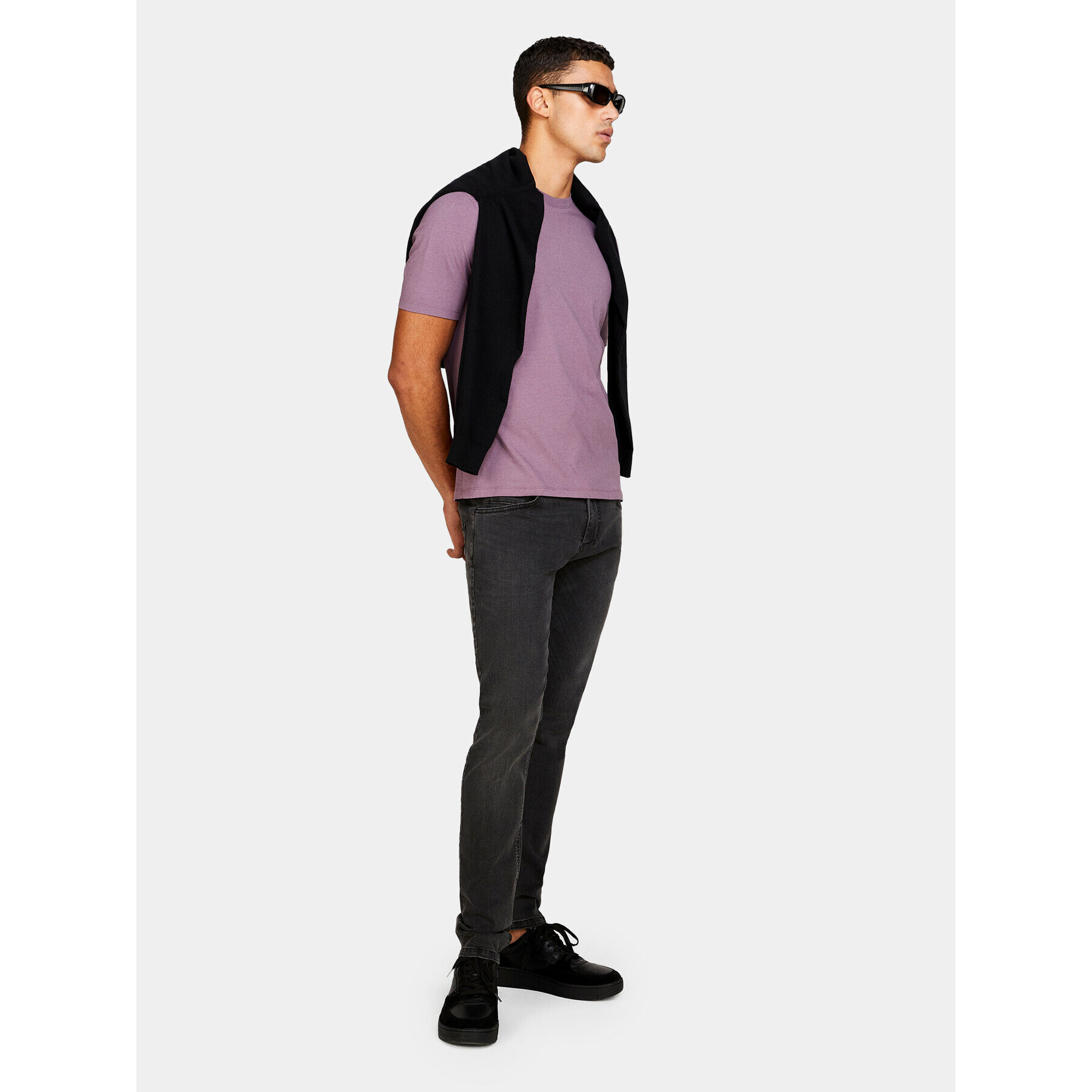 Sisley Дънки 4Y7V576L9 Сив Skinny Fit - Pepit.bg