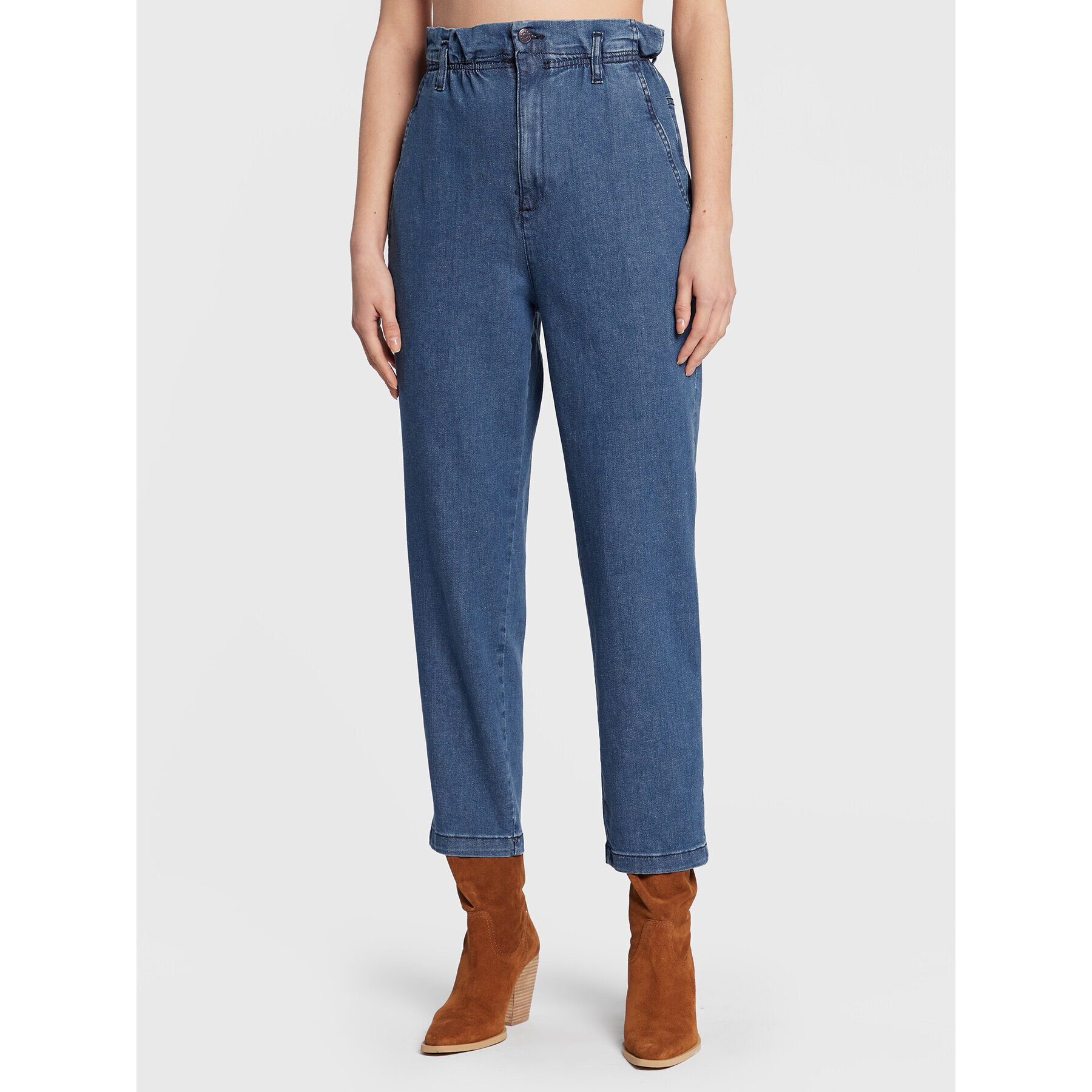 Sisley Дънки 4Z9RLE018 Син Relaxed Fit - Pepit.bg