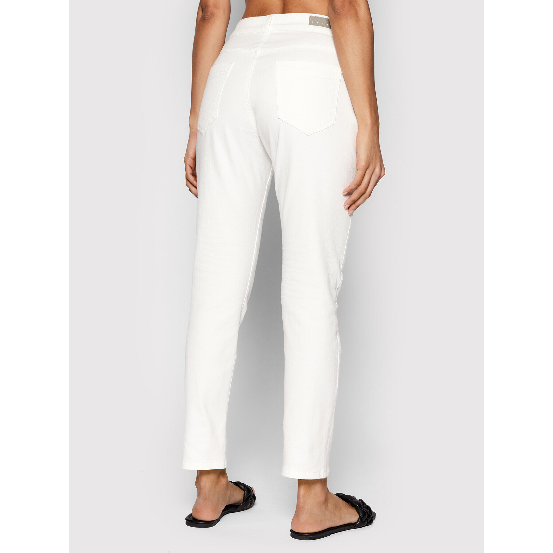 Sisley Дънки 4ZQSLE007 Бял Slim Fit - Pepit.bg