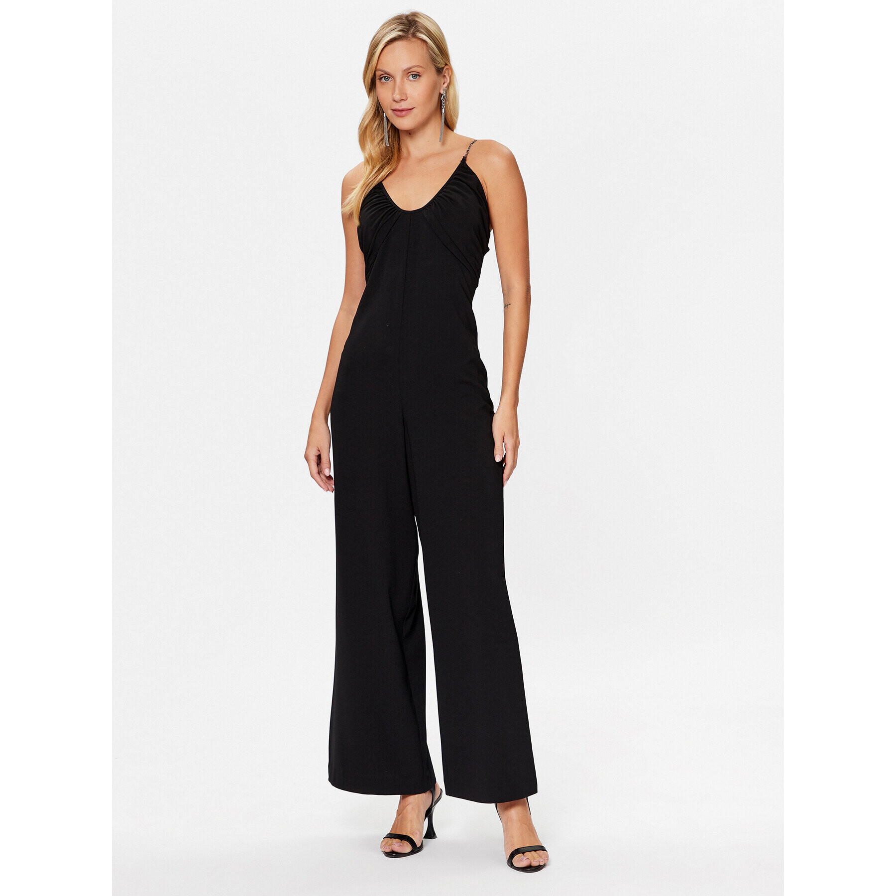 Sisley Ежедневна рокля 41AYLT00D Черен Regular Fit - Pepit.bg