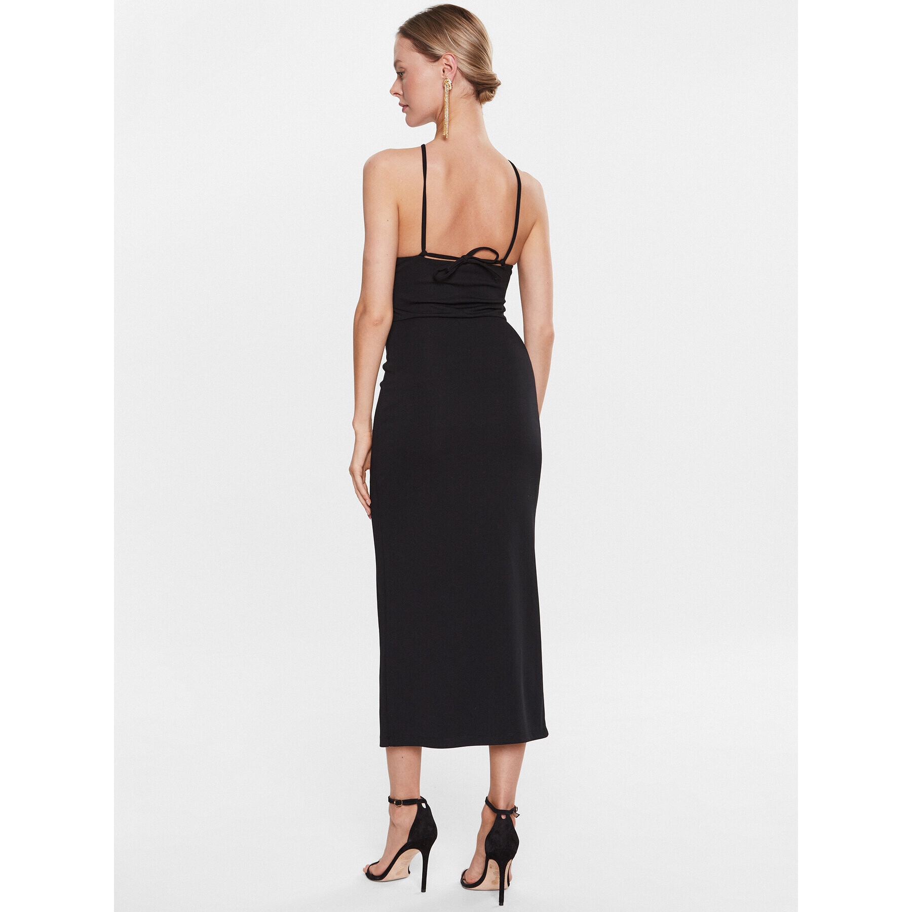 Sisley Ежедневна рокля 41L1LV03U Черен Regular Fit - Pepit.bg