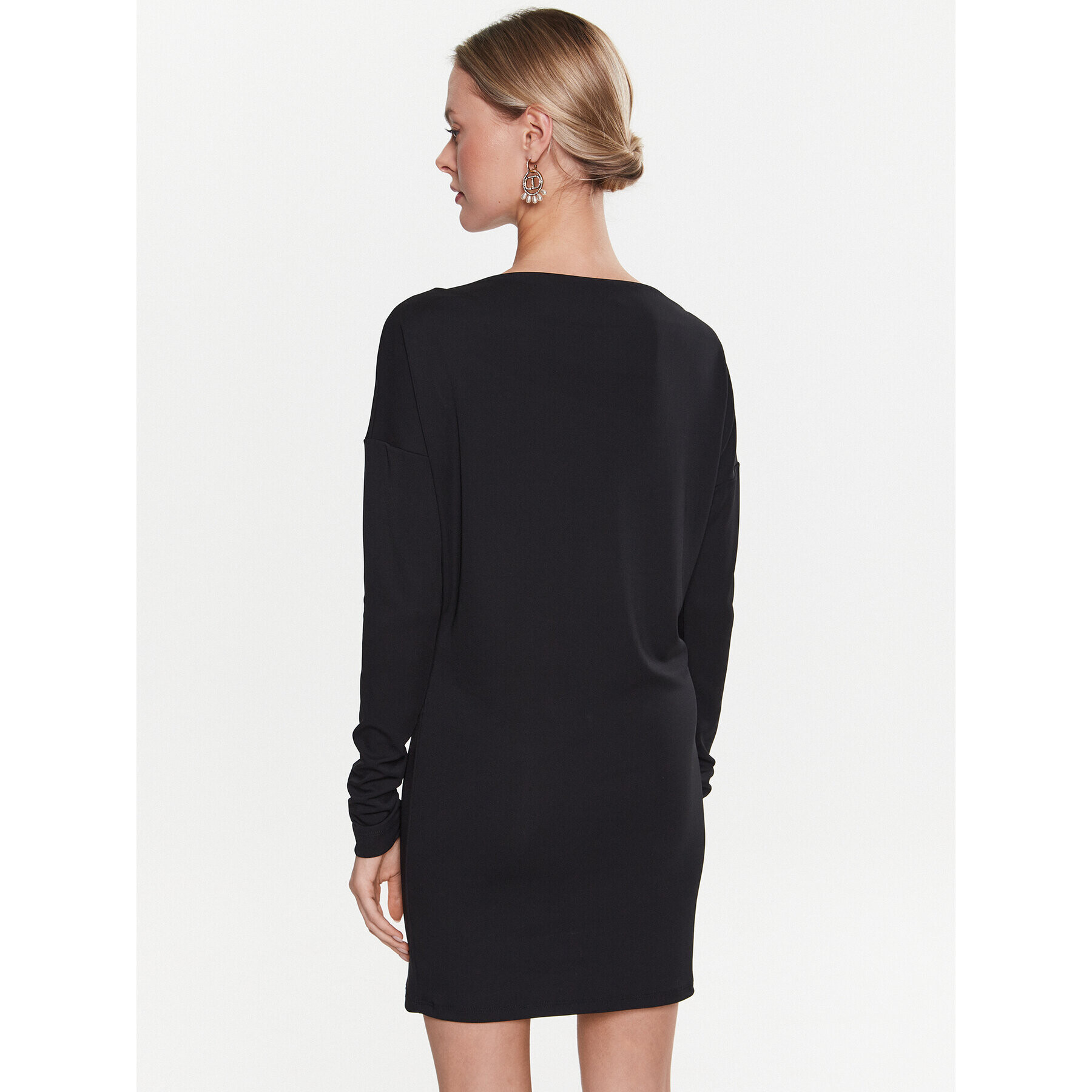 Sisley Ежедневна рокля 41L1LV03V Черен Regular Fit - Pepit.bg