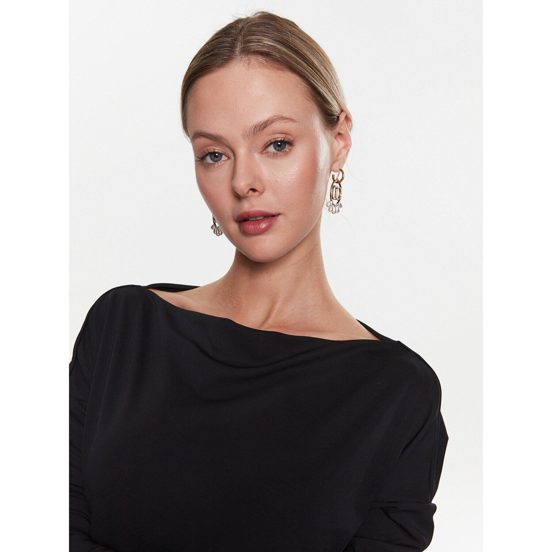 Sisley Ежедневна рокля 41L1LV03V Черен Regular Fit - Pepit.bg