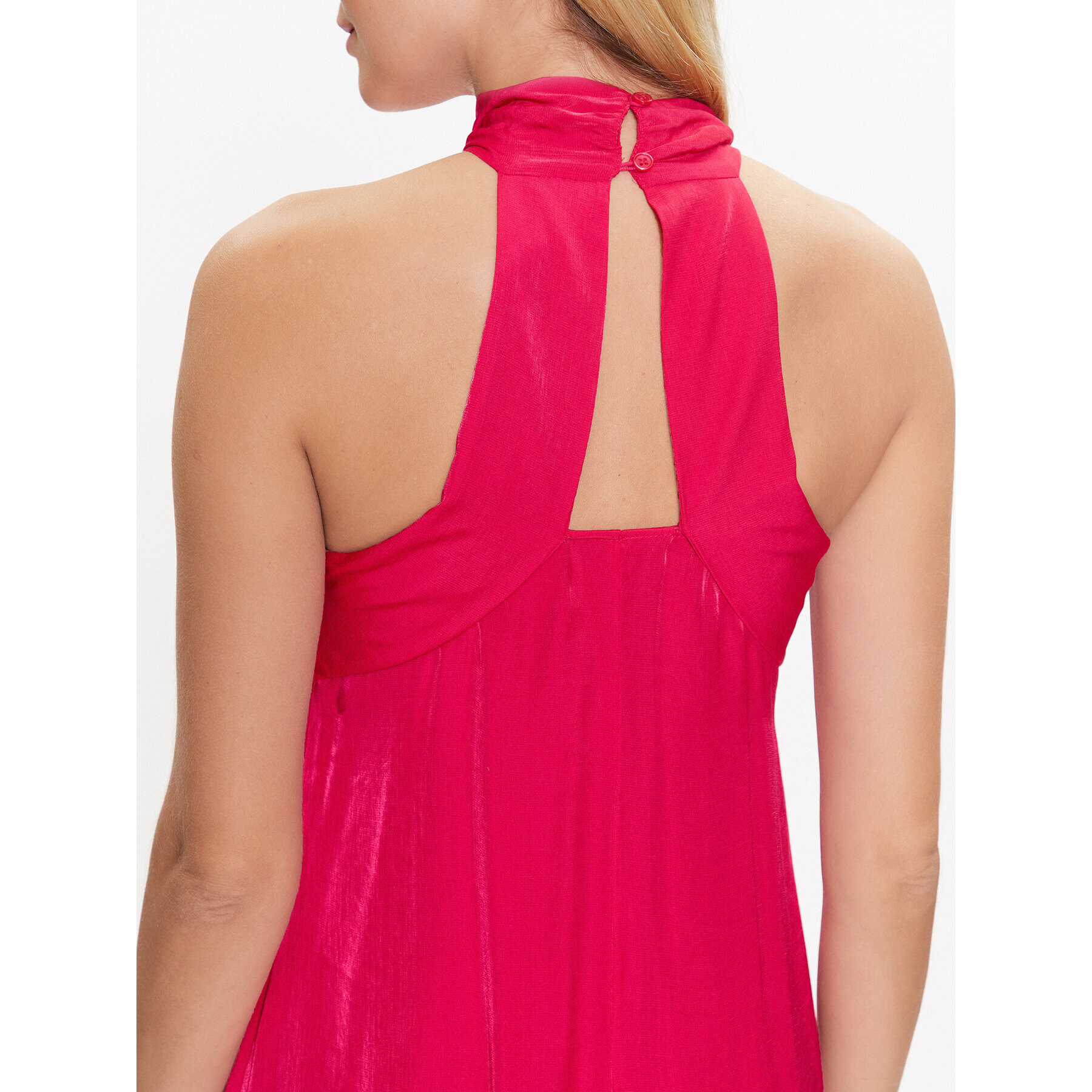 Sisley Ежедневна рокля 48PWLV043 Розов Regular Fit - Pepit.bg