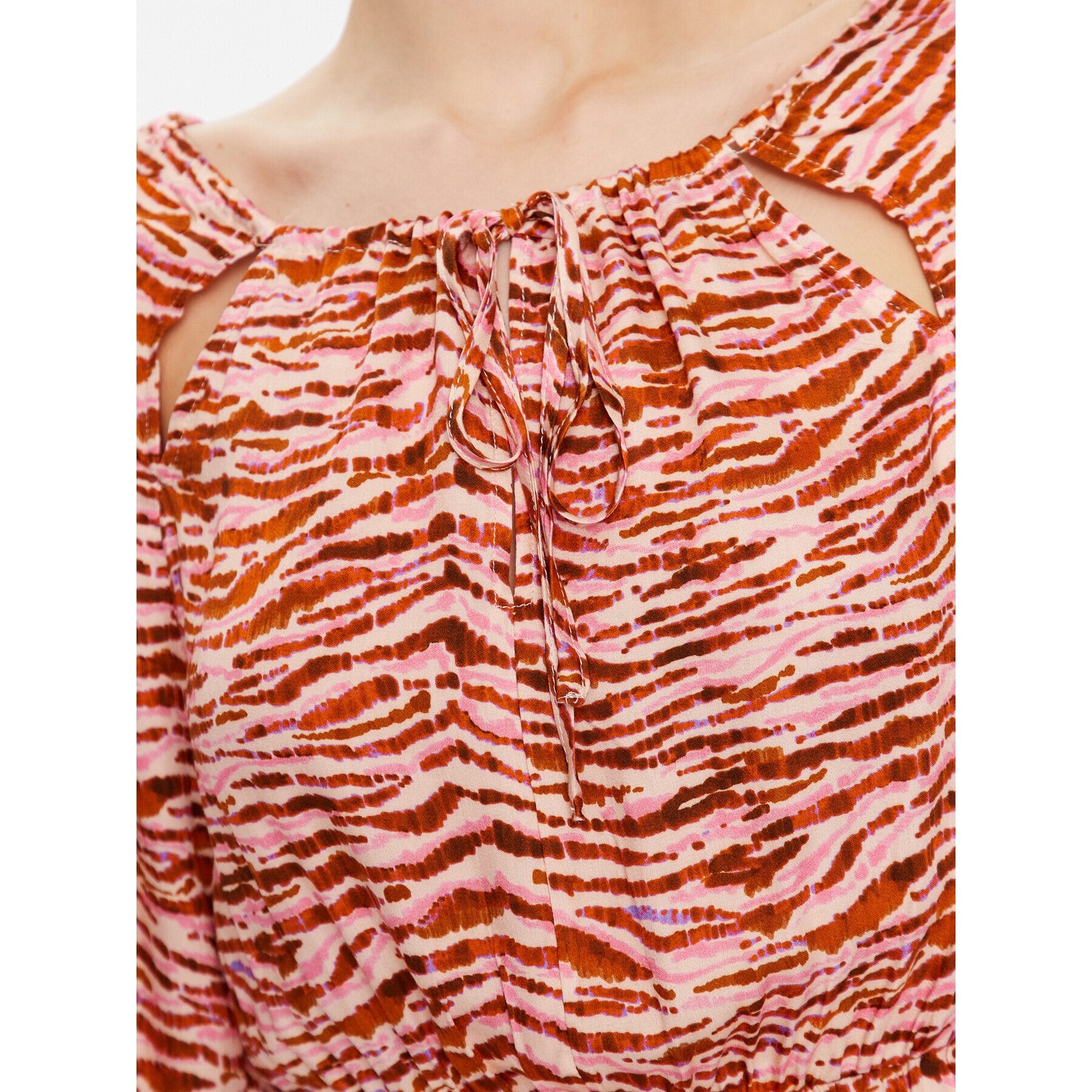 Sisley Ежедневна рокля 4KINLV034 Цветен Regular Fit - Pepit.bg