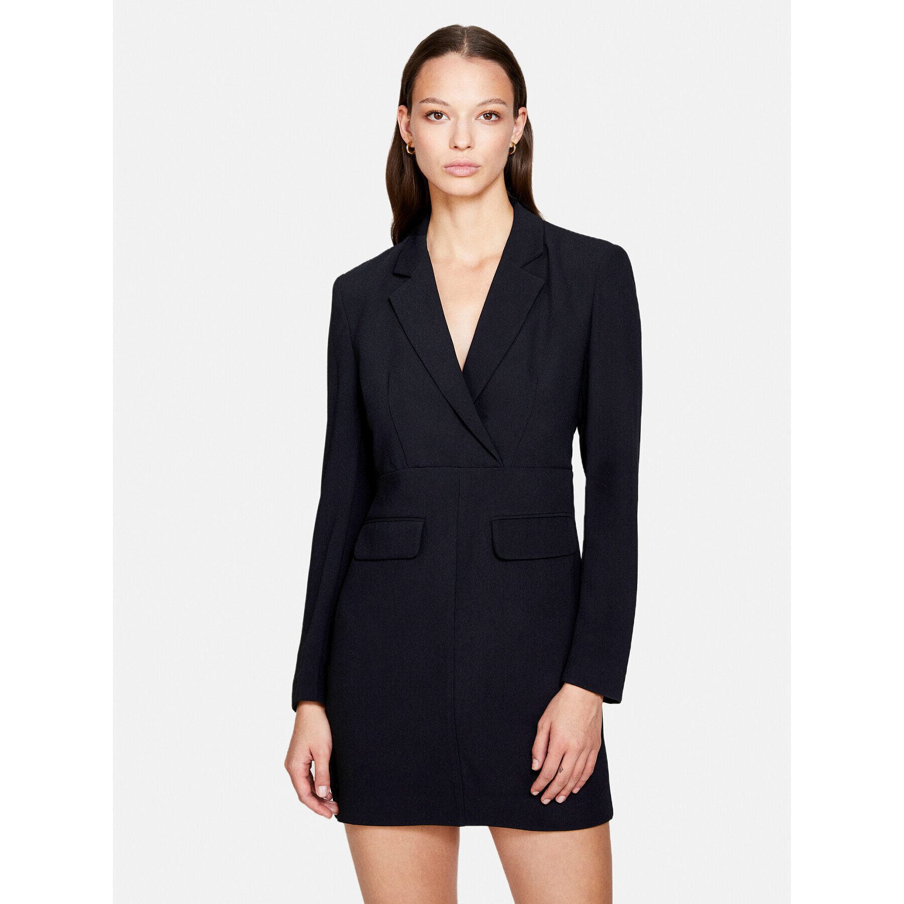 Sisley Ежедневна рокля 4O87LV04J Черен Regular Fit - Pepit.bg