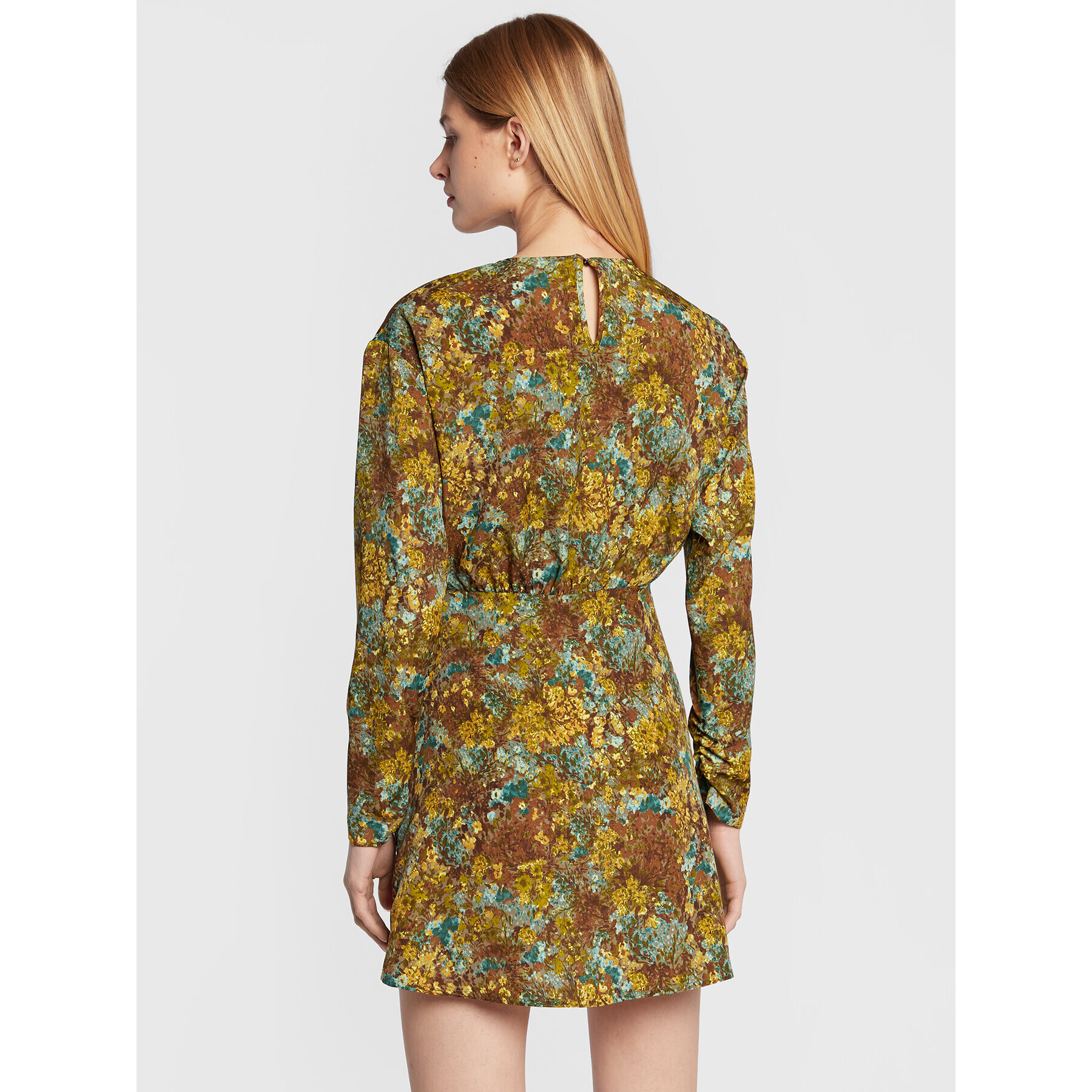 Sisley Ежедневна рокля 4T64LV01V Зелен Regular Fit - Pepit.bg
