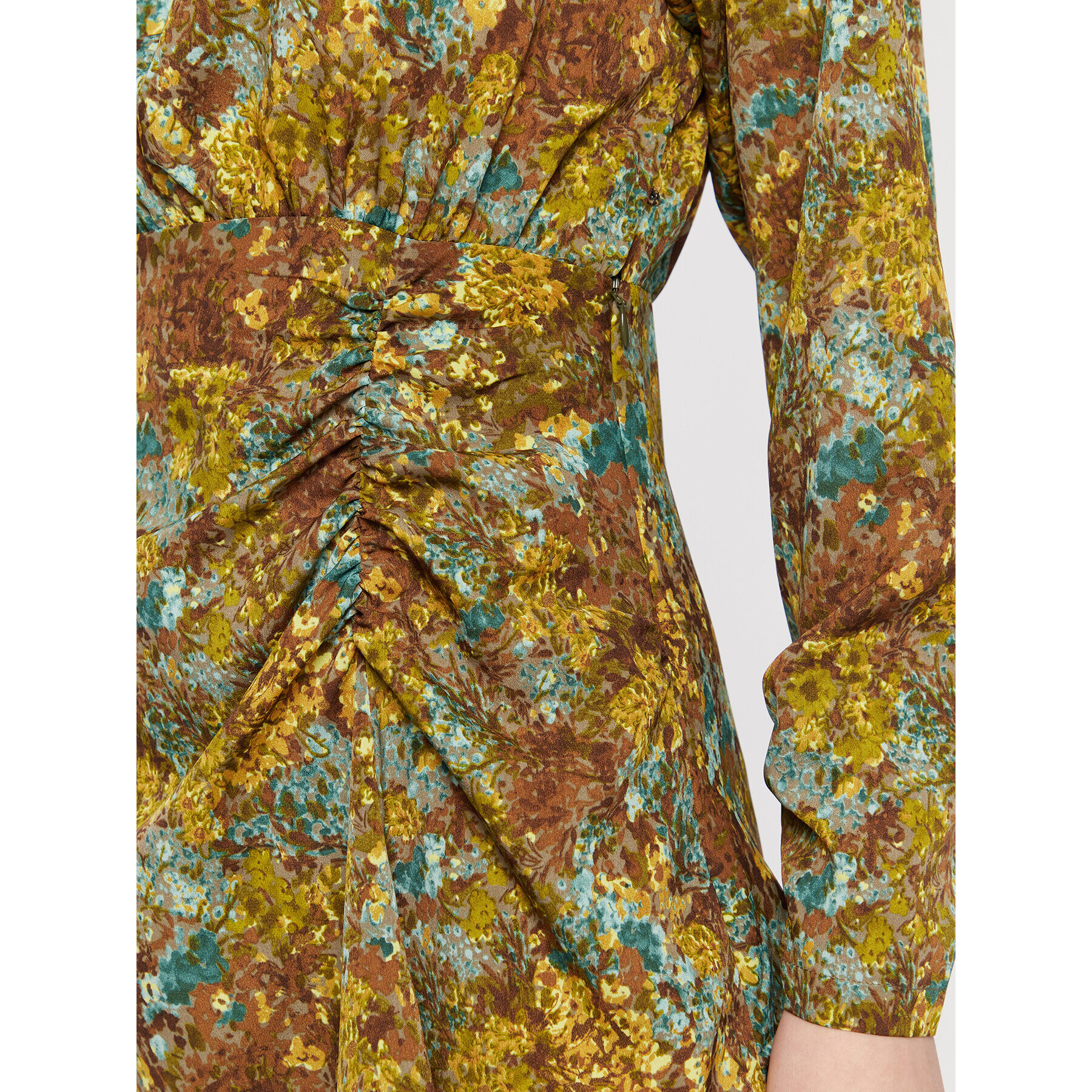 Sisley Ежедневна рокля 4T64LV01V Зелен Regular Fit - Pepit.bg