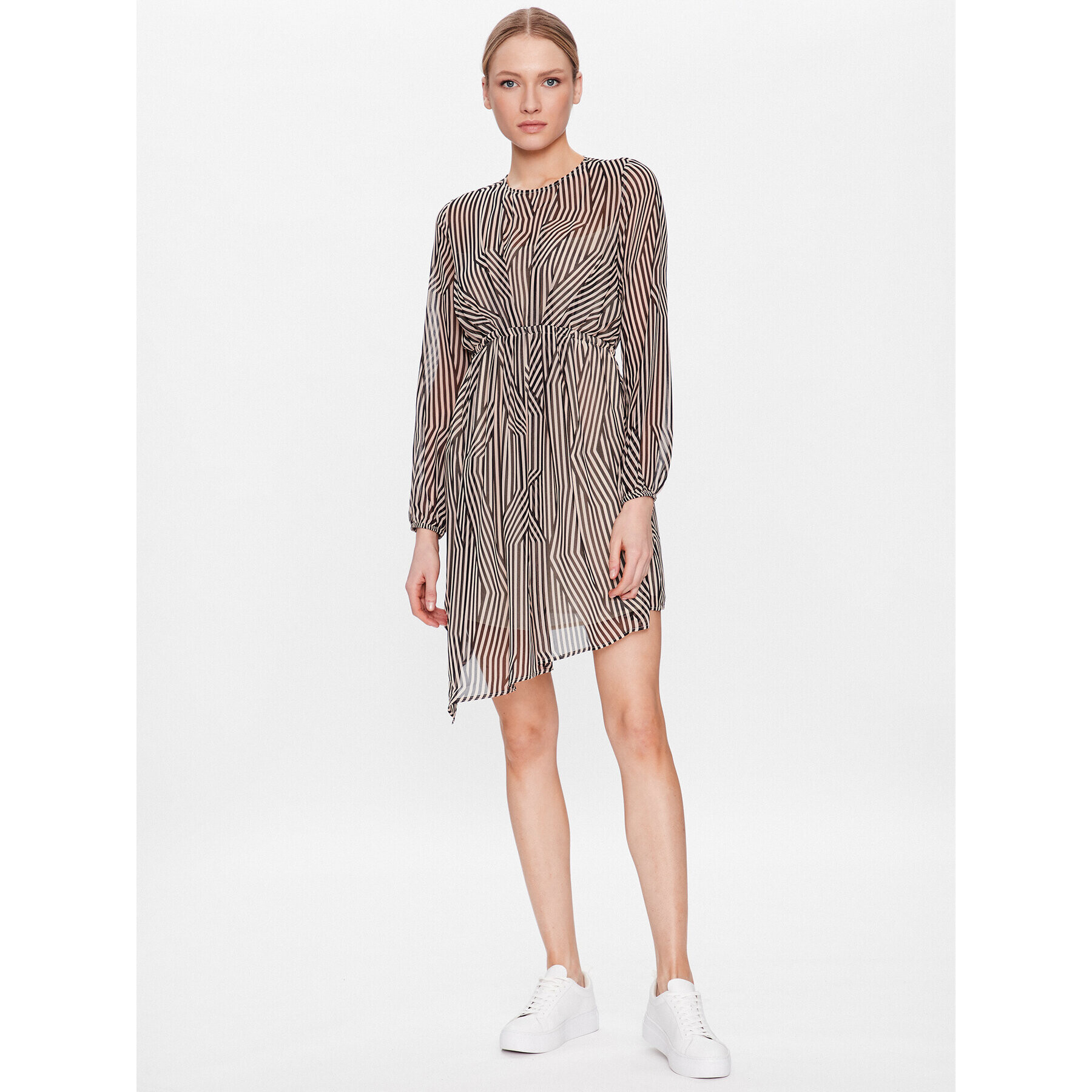 Sisley Ежедневна рокля 4W7XLV036 Бежов Regular Fit - Pepit.bg