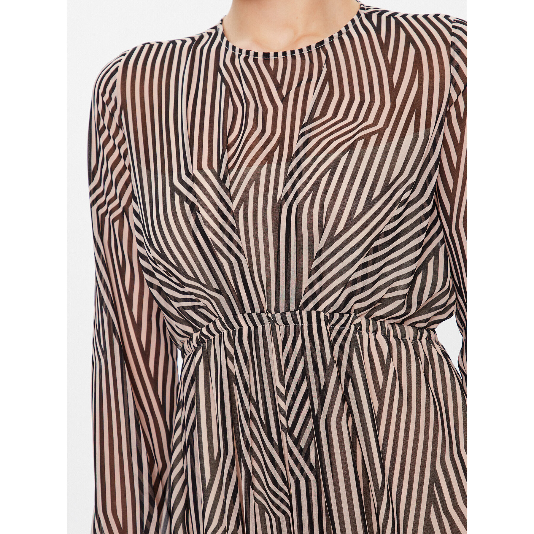Sisley Ежедневна рокля 4W7XLV036 Бежов Regular Fit - Pepit.bg