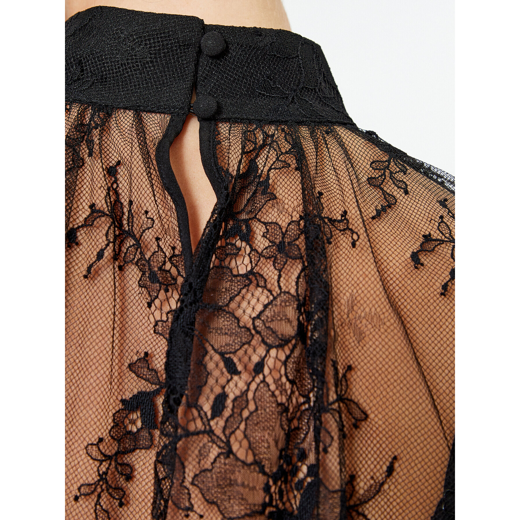 Sisley Коктейлна рокля 4FBYLV048 Черен Regular Fit - Pepit.bg