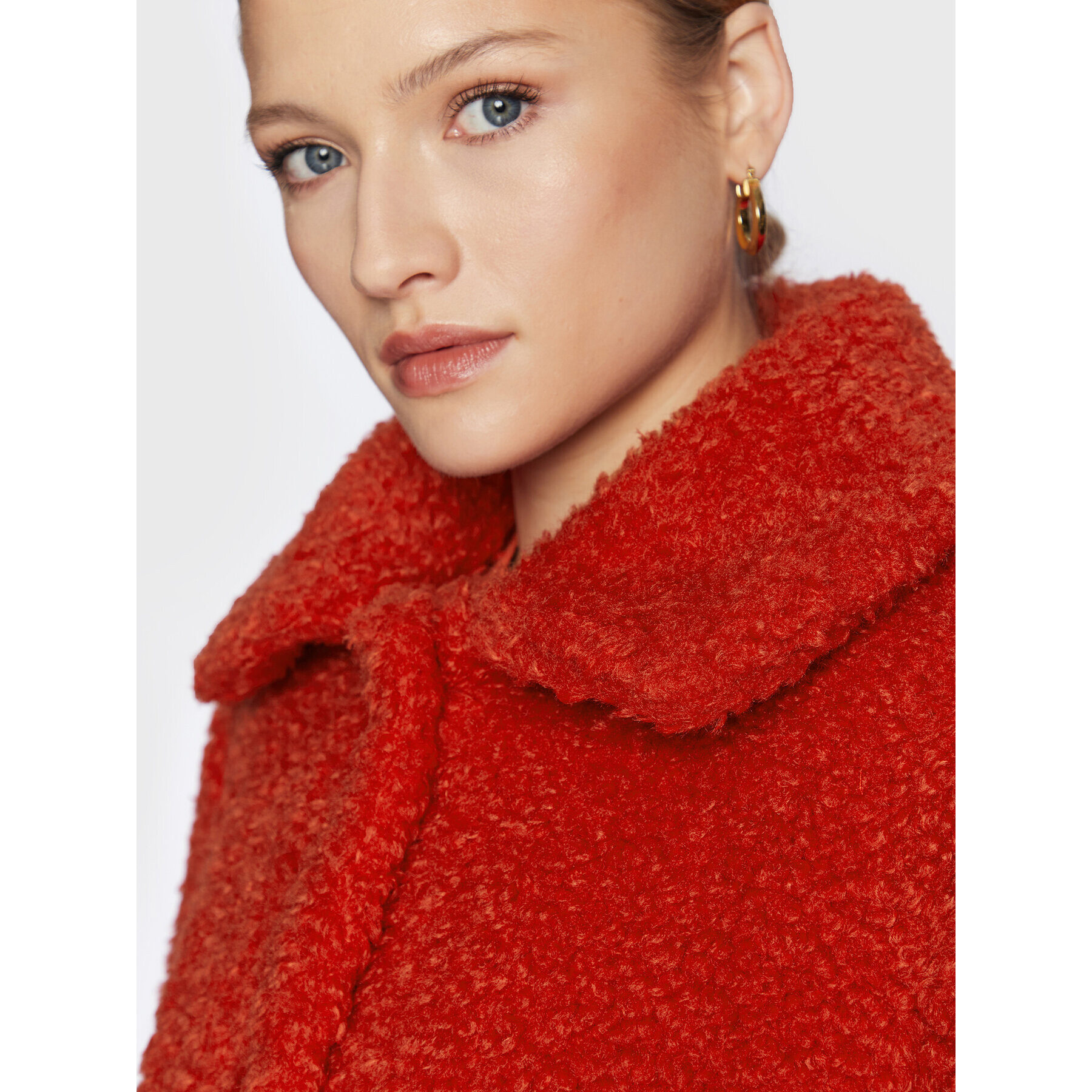 Sisley Кожух 20KVLN01H Оранжев Regular Fit - Pepit.bg
