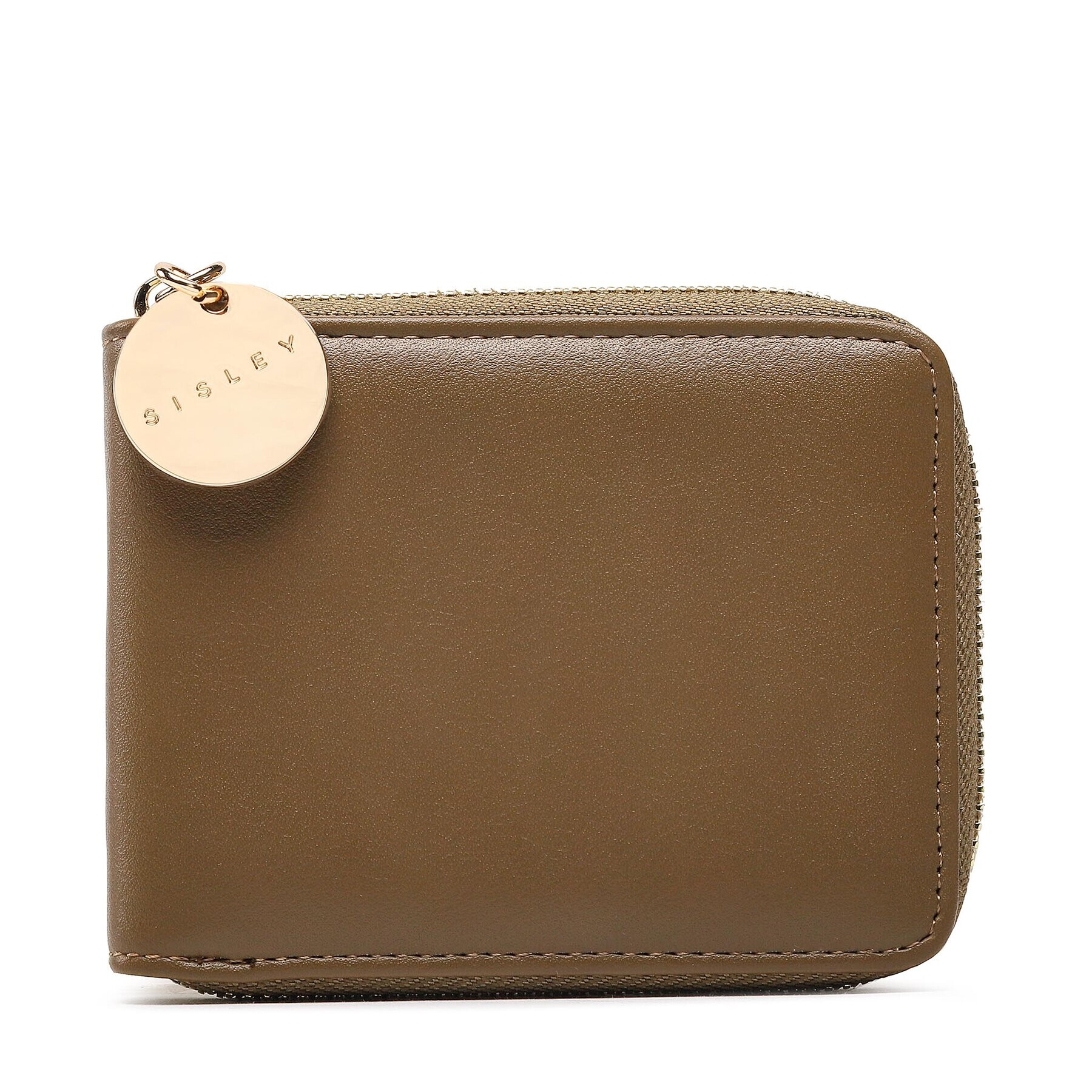 Sisley Малък дамски портфейл 6TILWY02A Каки - Pepit.bg