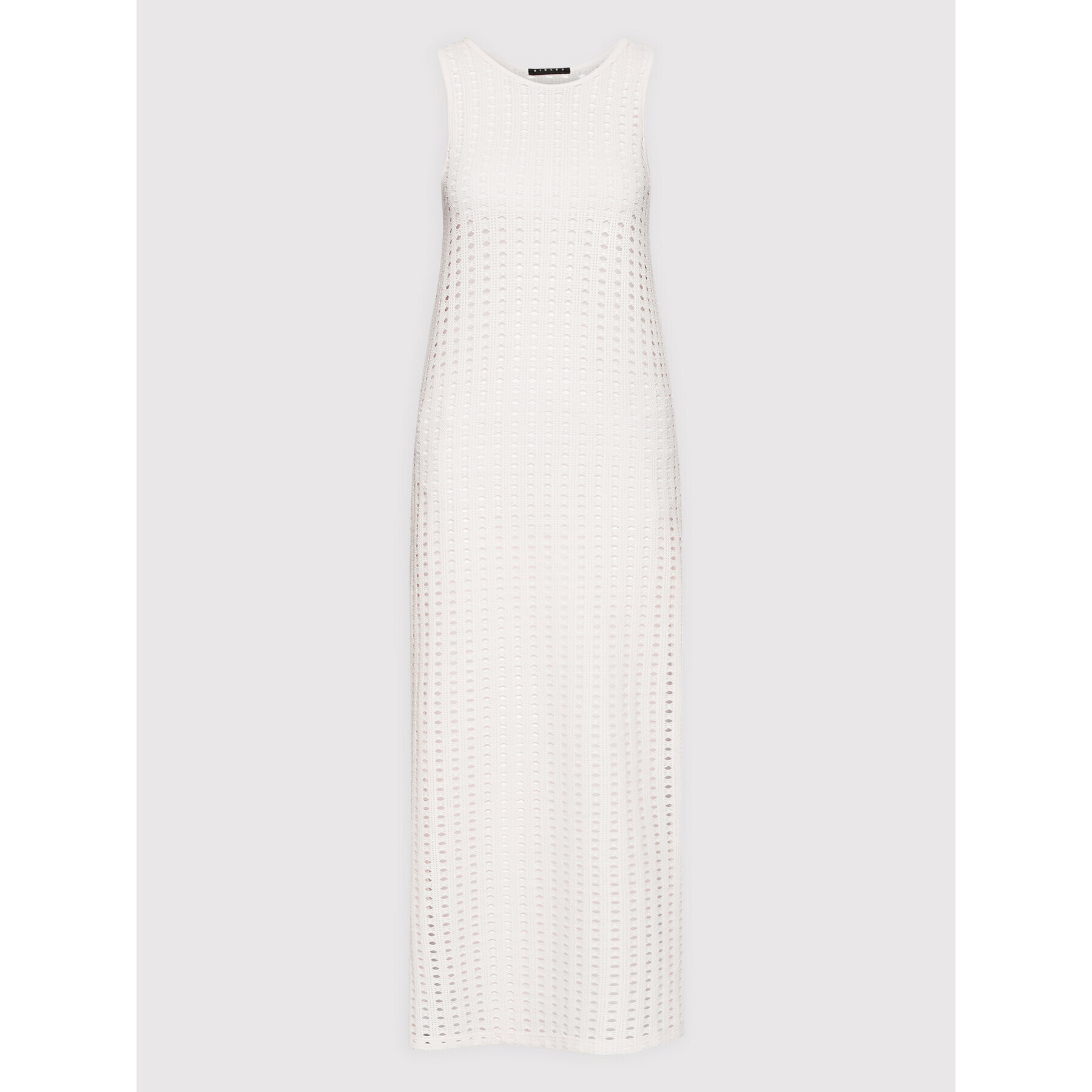 Sisley Плажна рокля 3HTALH009 Бял Regular Fit - Pepit.bg