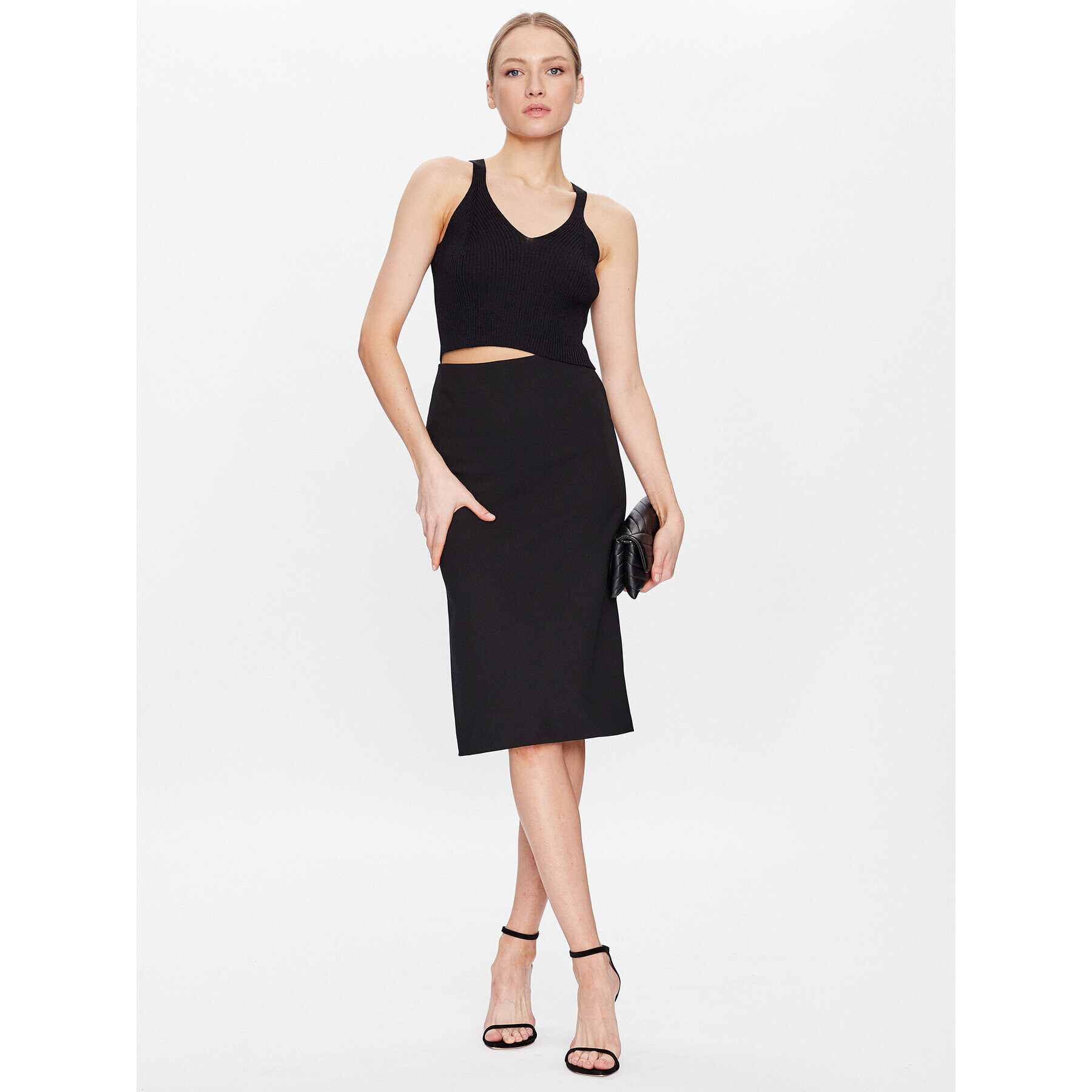 Sisley Пола тип молив 4OLVL0011 Черен Regular Fit - Pepit.bg