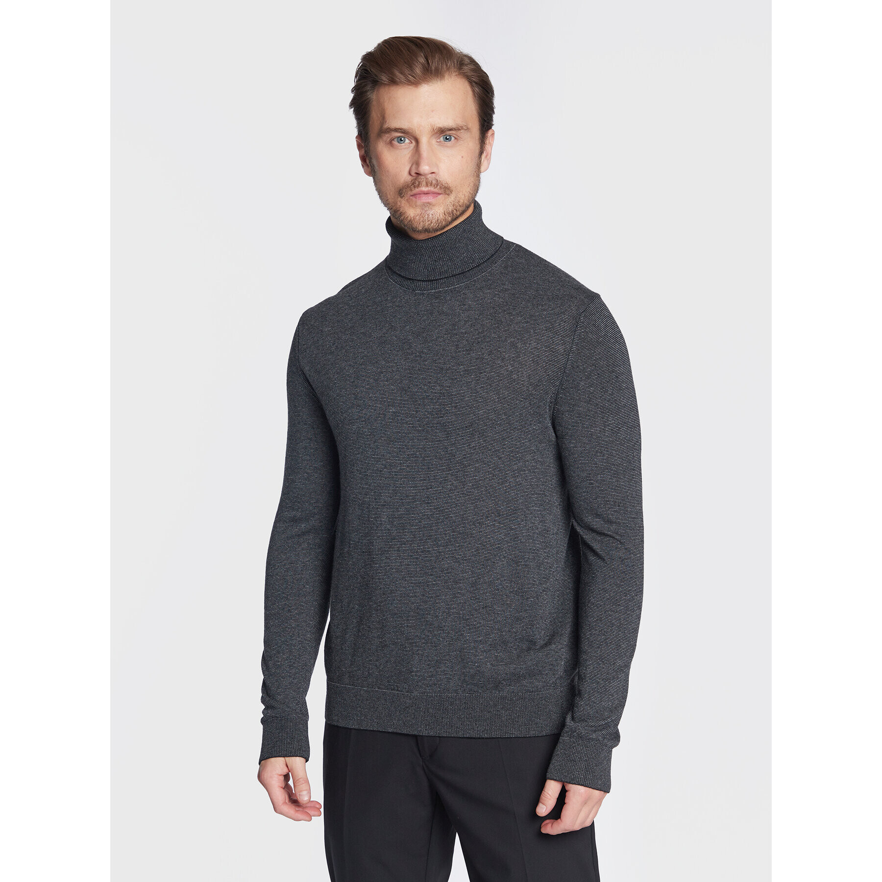 Sisley Поло 108WT200A Сив Regular Fit - Pepit.bg