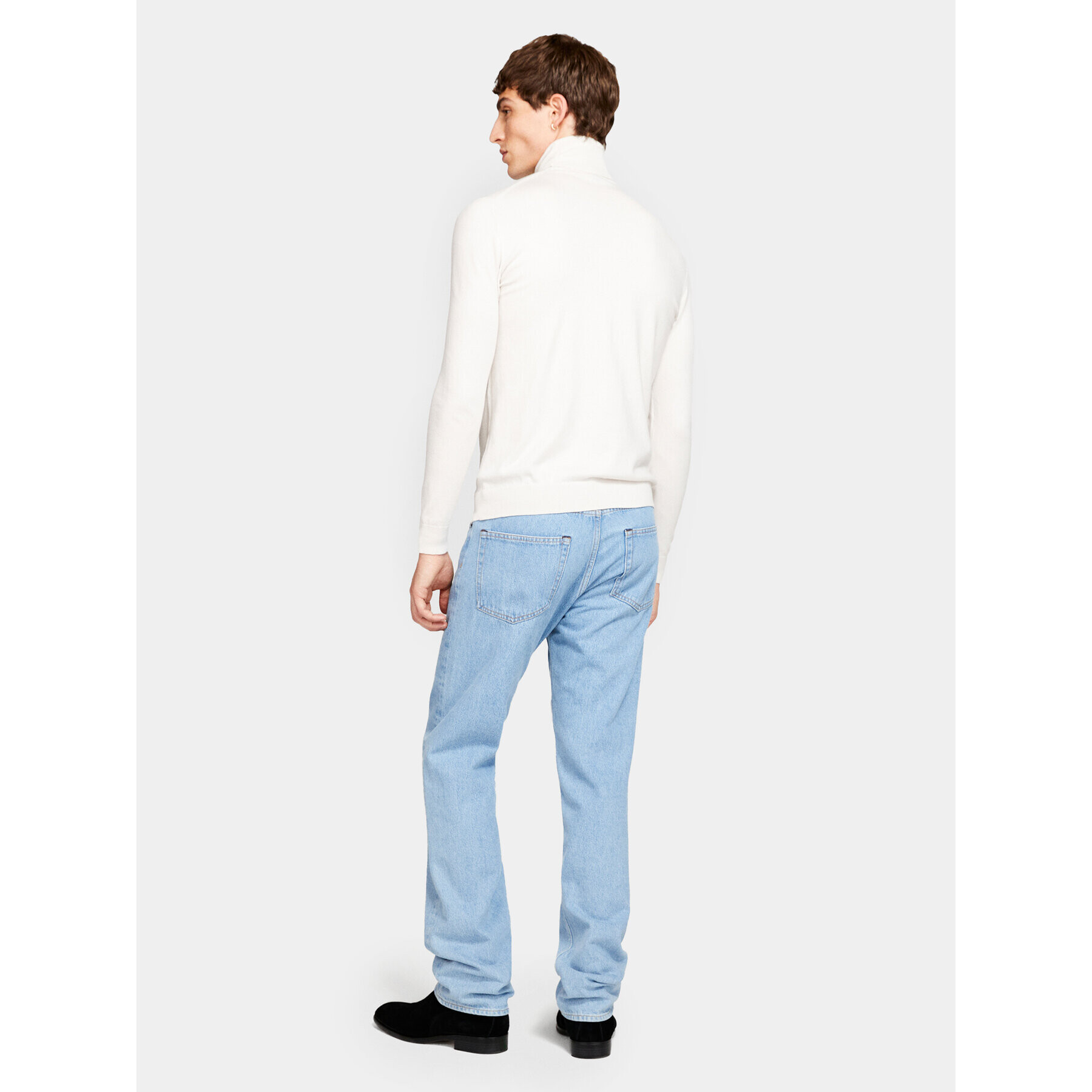 Sisley Поло 10F2S2244 Бежов Slim Fit - Pepit.bg