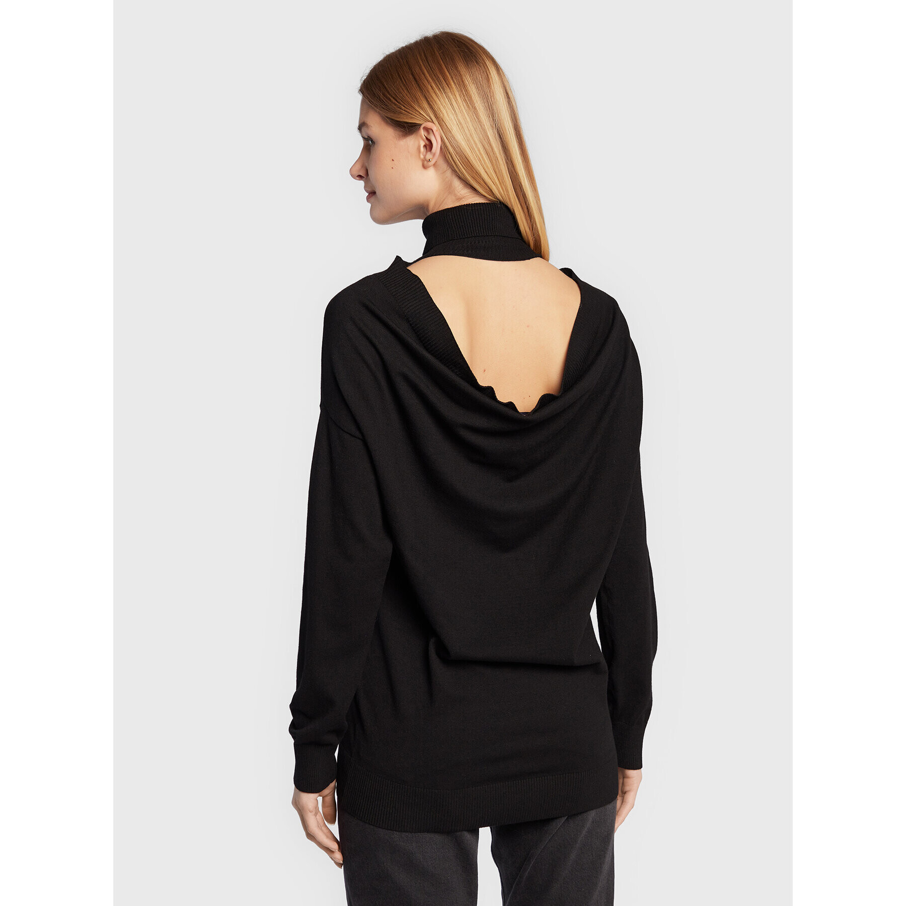 Sisley Поло 14ETM200D Черен Relaxed Fit - Pepit.bg