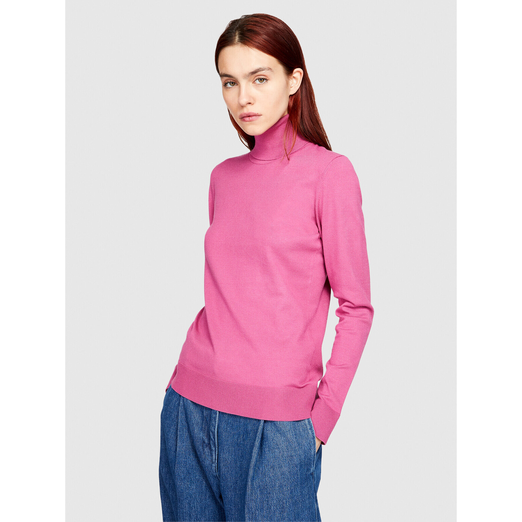 Sisley Поло 14ETM2178 Розов Regular Fit - Pepit.bg