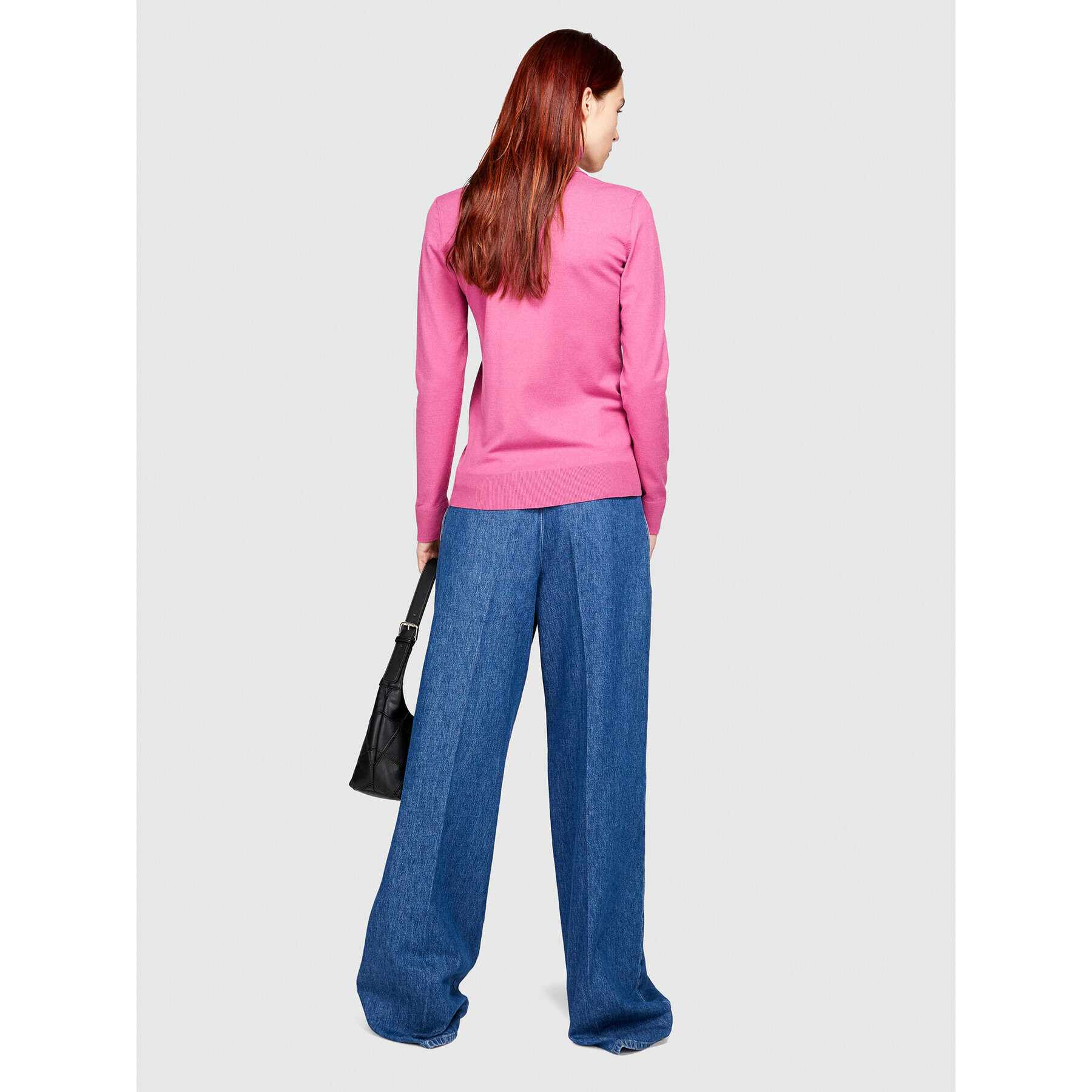 Sisley Поло 14ETM2178 Розов Regular Fit - Pepit.bg