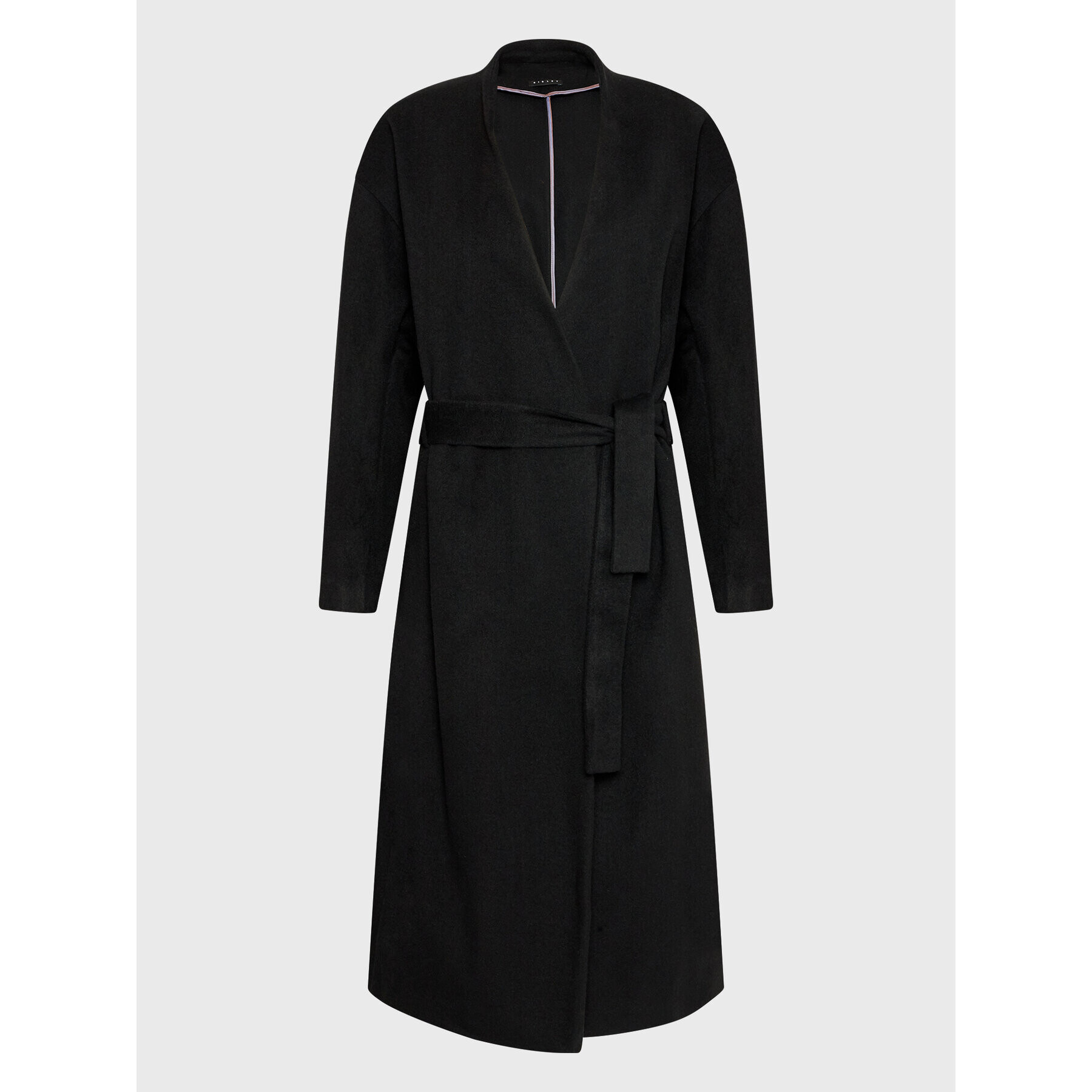 Sisley Преходно палто 2LVTLN00V Черен Oversize - Pepit.bg