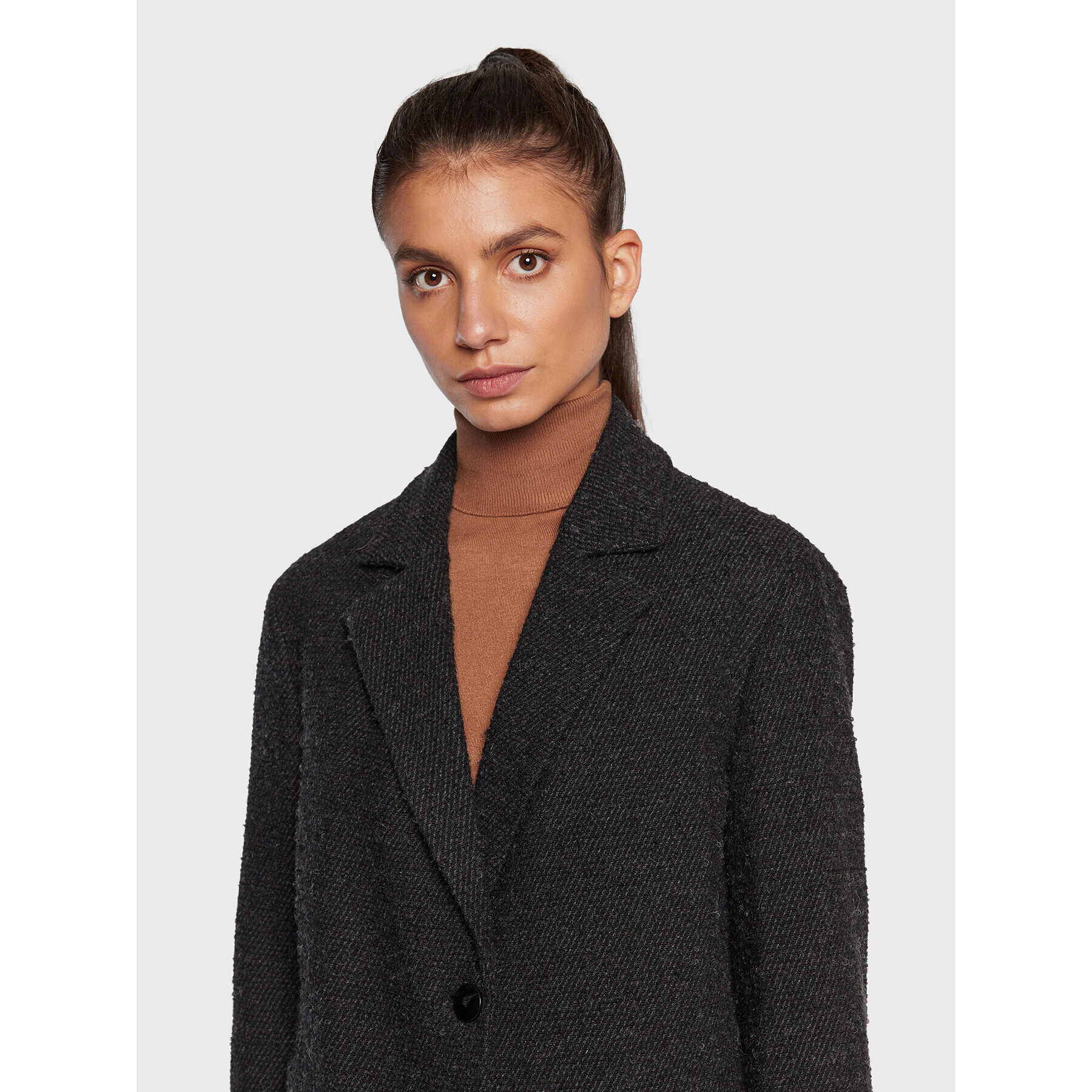 Sisley Преходно палто 2Q7DLN00R Сив Regular Fit - Pepit.bg