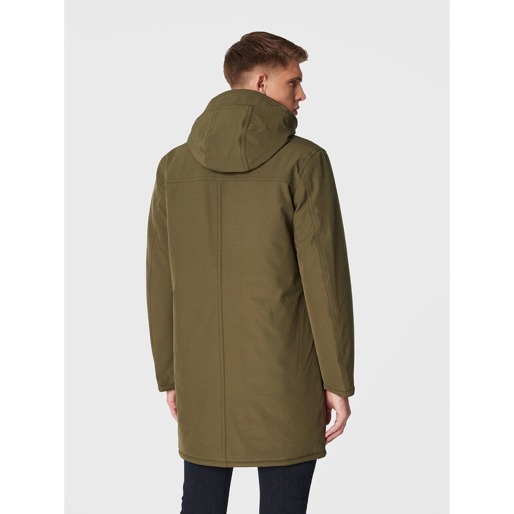 Sisley Преходно яке 2BDASN00S Зелен Regular Fit - Pepit.bg