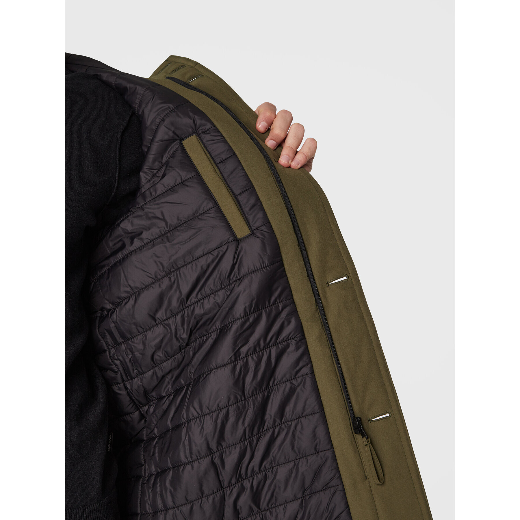 Sisley Преходно яке 2BDASN00S Зелен Regular Fit - Pepit.bg