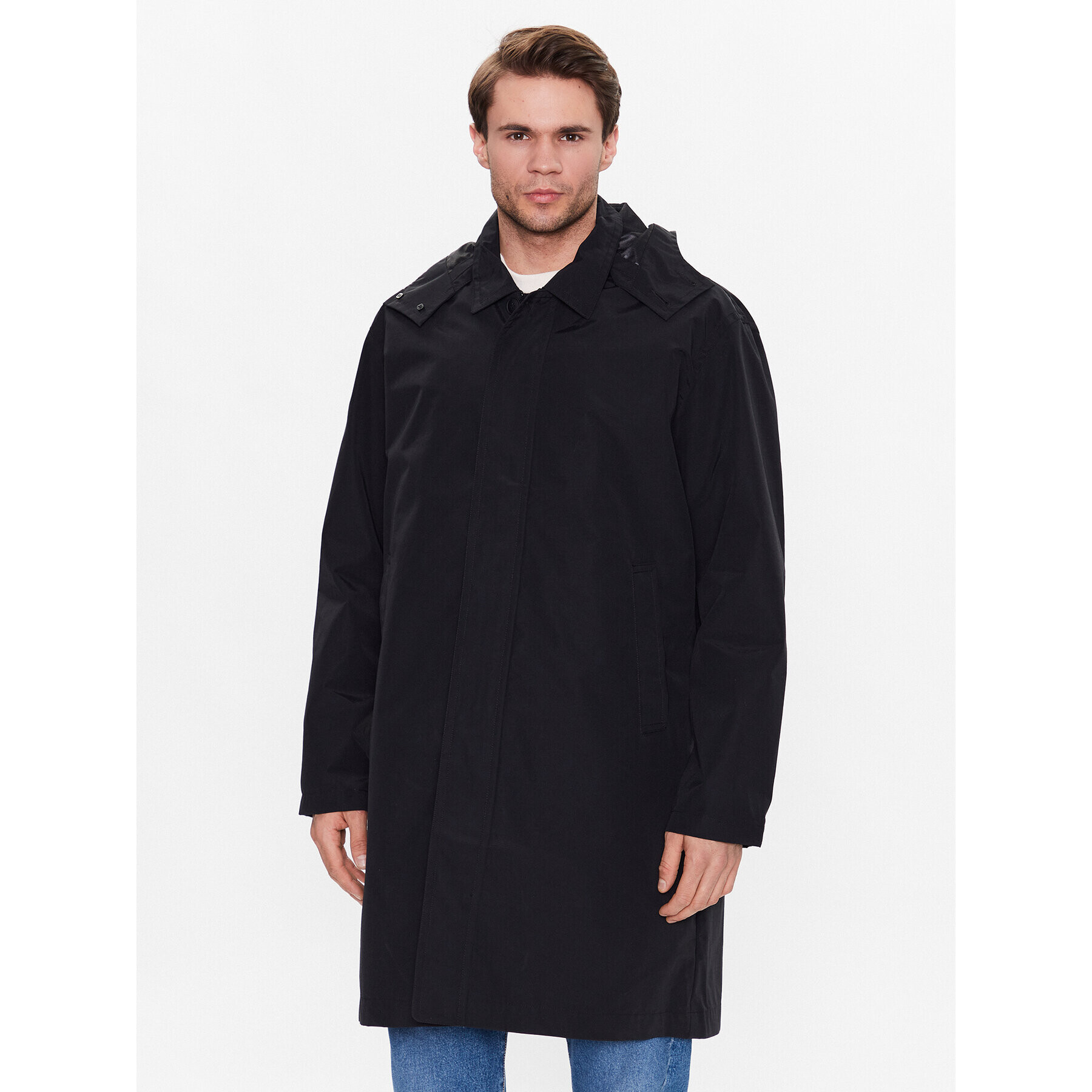 Sisley Преходно яке 2TCZSN01I Черен Regular Fit - Pepit.bg
