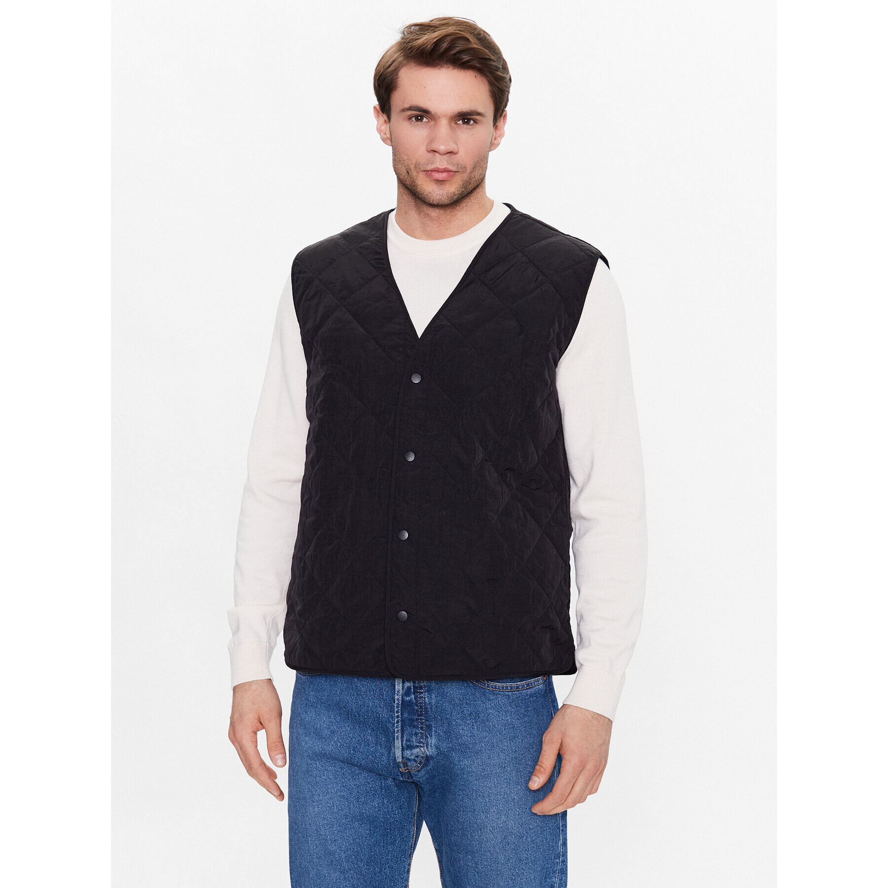 Sisley Преходно яке 2TCZSN01I Черен Regular Fit - Pepit.bg