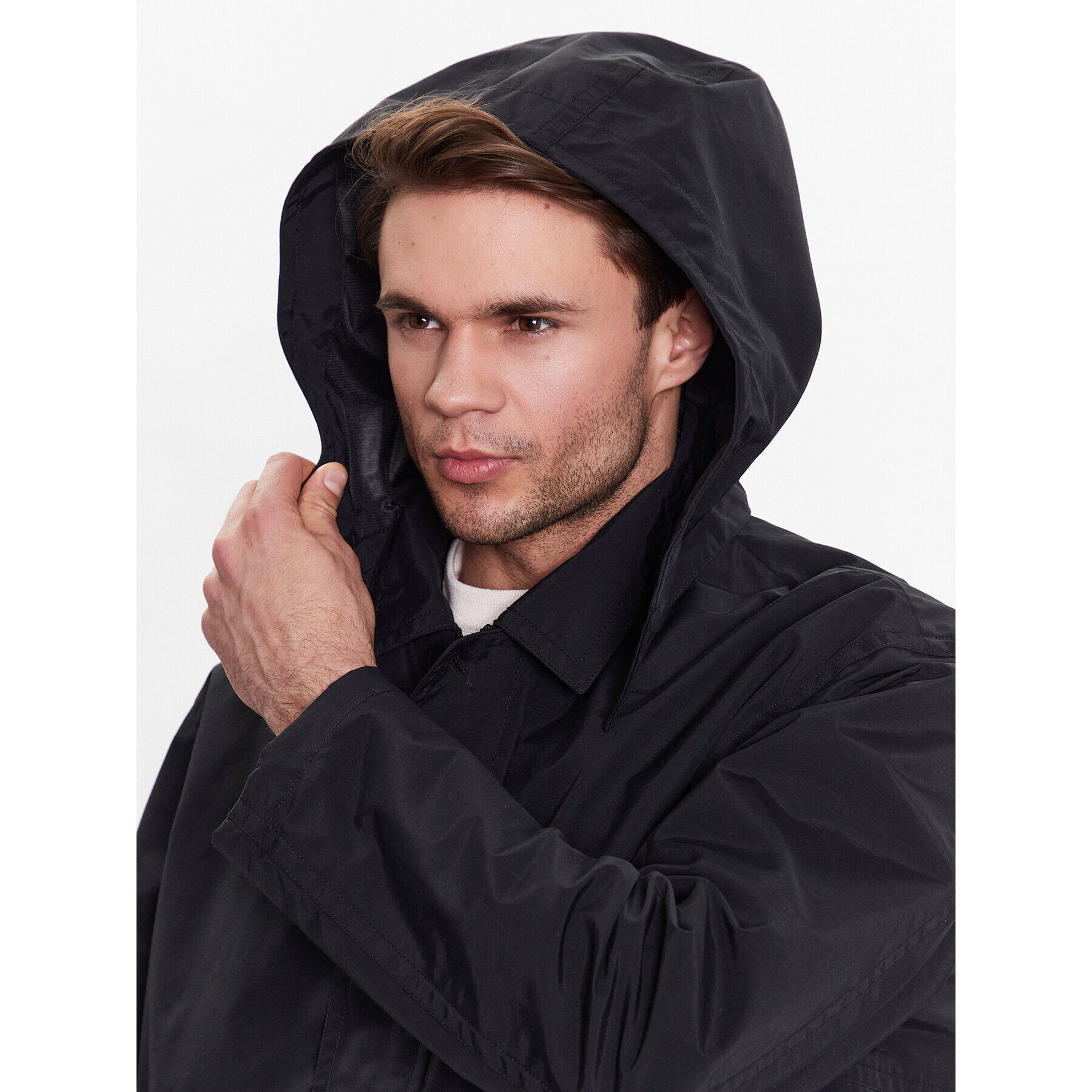 Sisley Преходно яке 2TCZSN01I Черен Regular Fit - Pepit.bg