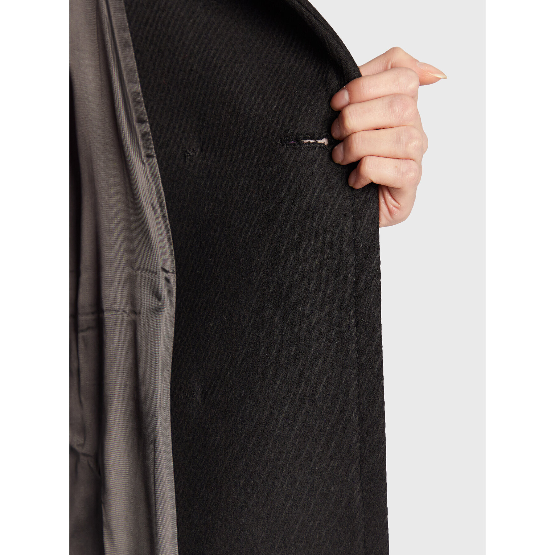 Sisley Преходно палто 2BOYLN01M Черен Regular Fit - Pepit.bg