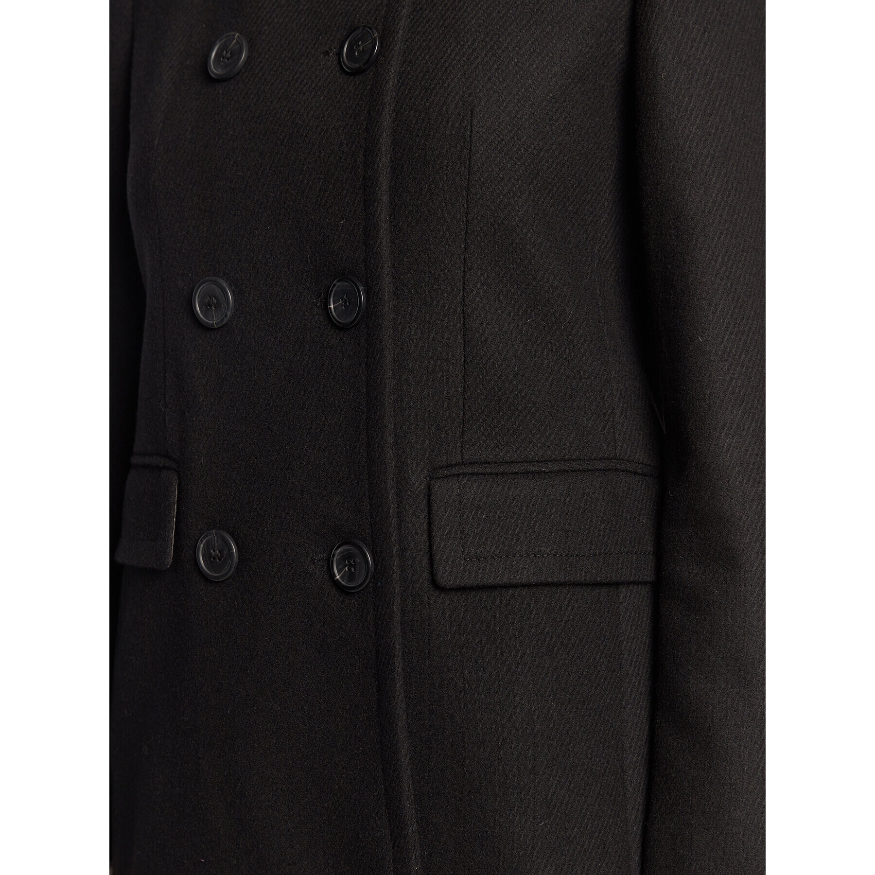 Sisley Преходно палто 2BOYLN01M Черен Regular Fit - Pepit.bg