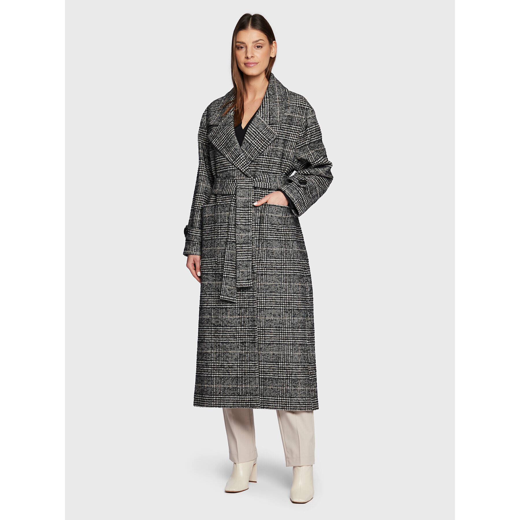 Sisley Преходно палто 2EOKLN01L Сив Regular Fit - Pepit.bg