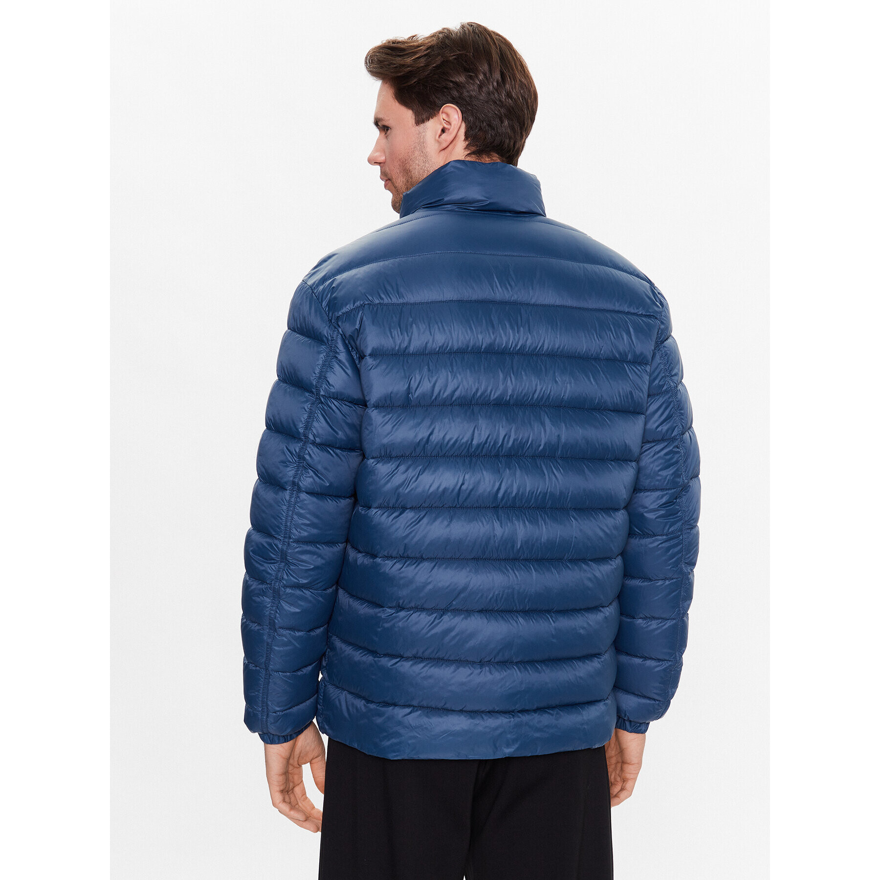 Sisley Пухено яке 2BA2SN01J Син Regular Fit - Pepit.bg
